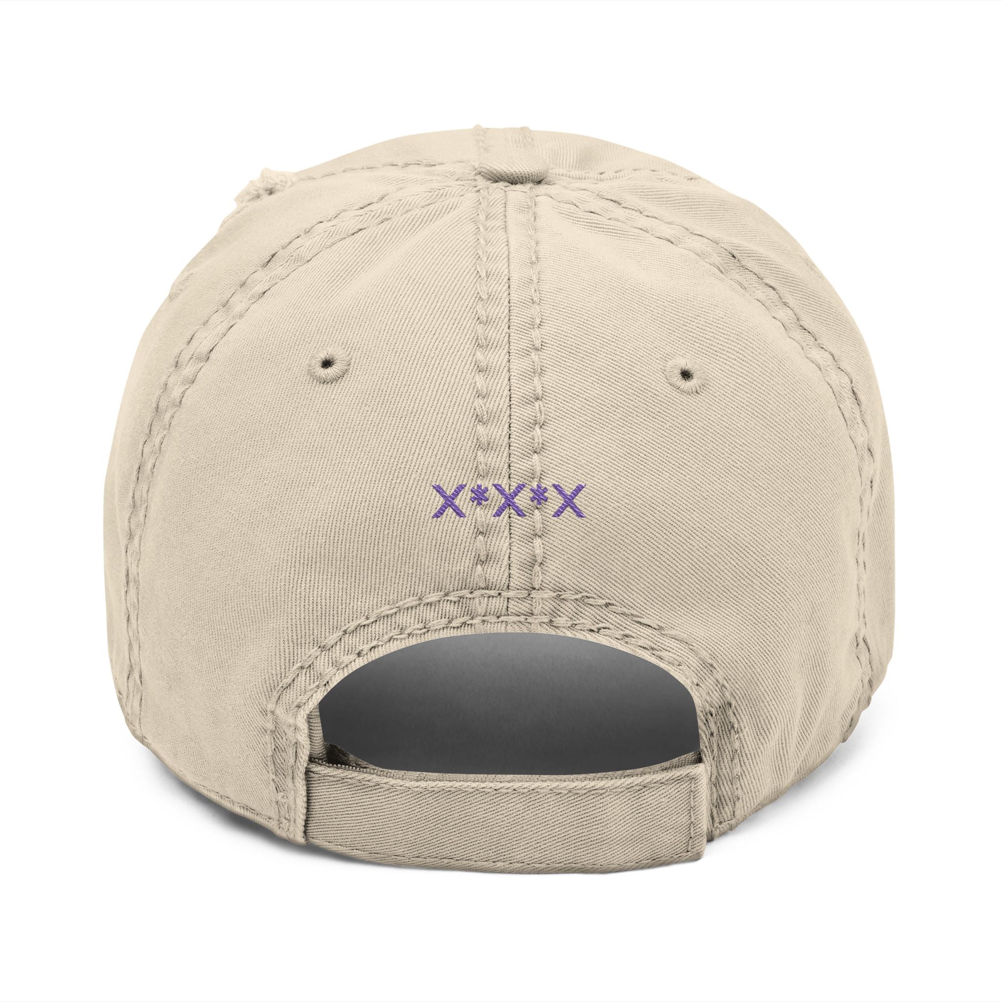 Chaotic Embroidered Distressed Dad Hat