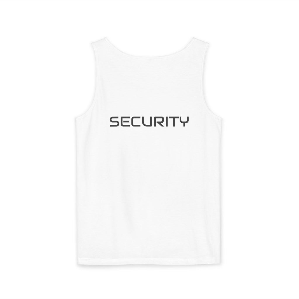SECURITY Graphic Tank Top — Bold 'SECURITY' Streetwear Muscle Tee