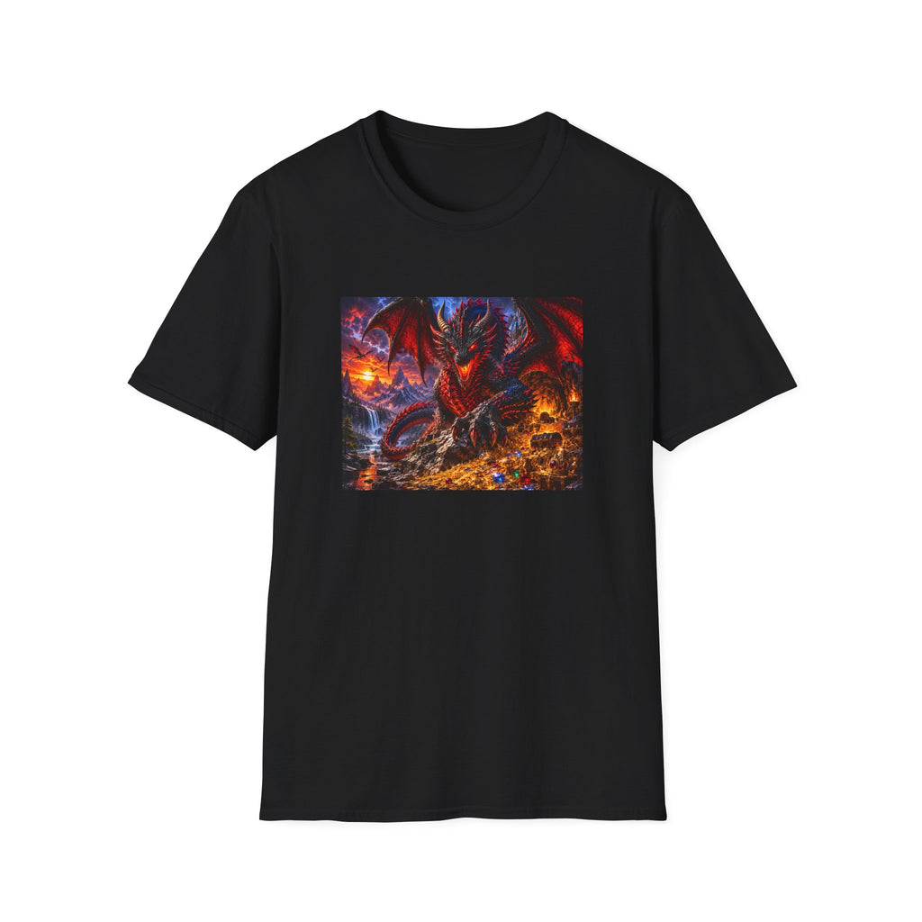 Dragon Guard T-Shirt — Epic Red Dragon Fantasy Art Tee