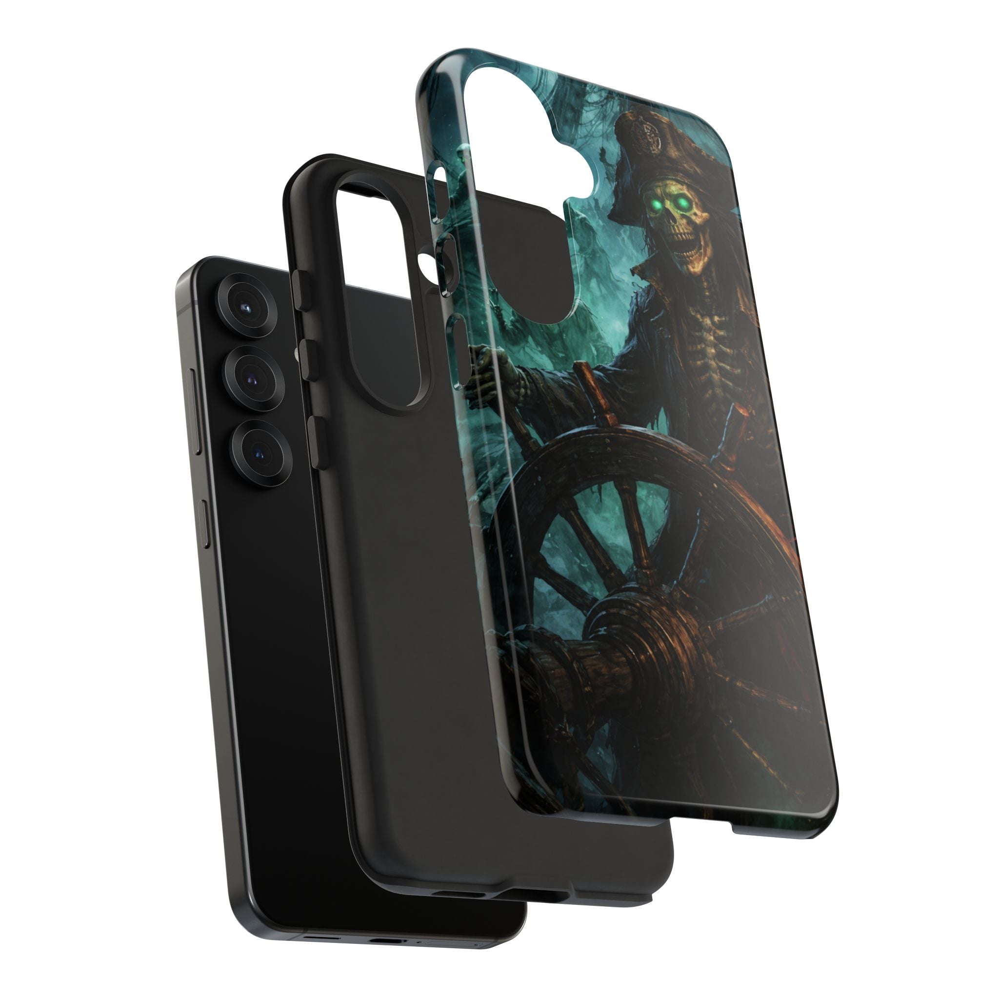 Pirate Skeleton Phone Case — Haunted Ship Captain iPhone Cover