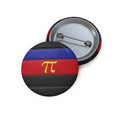 Poly Symbol Pin Button — Polyamorous Enamel-Style Round Badge
