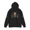 Premium Skull & Crossbones Hoodie — Red-Eyed Skull Graphic Pullover Hoodie