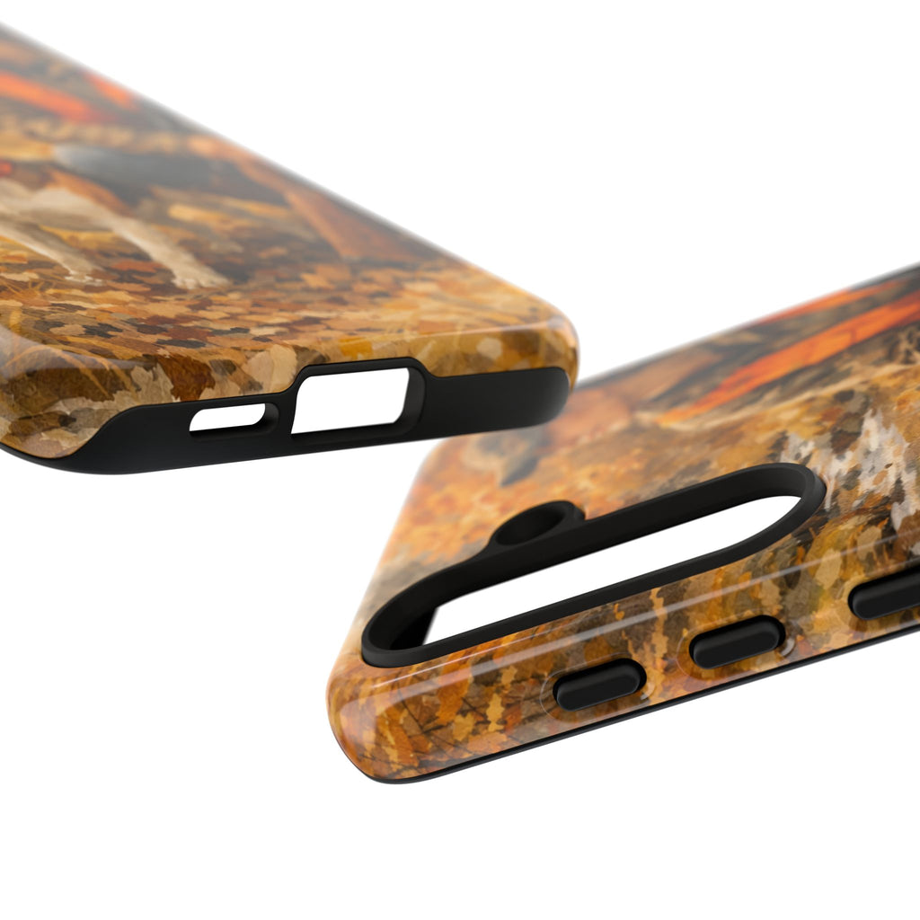 Hunter and Beagle Phone Case — Hunting Dog Autumn Camouflage iPhone Cover