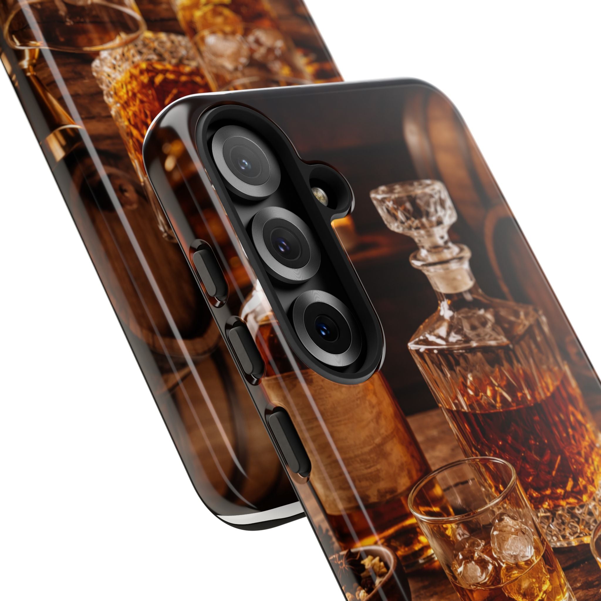 Whiskey Decanter Phone Case — Vintage Bar Spirits Protective Tough Case