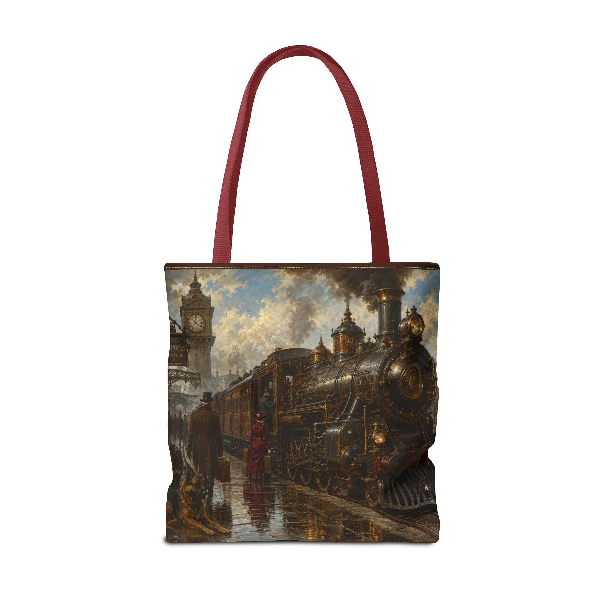 Steampunk Tote Bag — Victorian Station Art All-Over Print