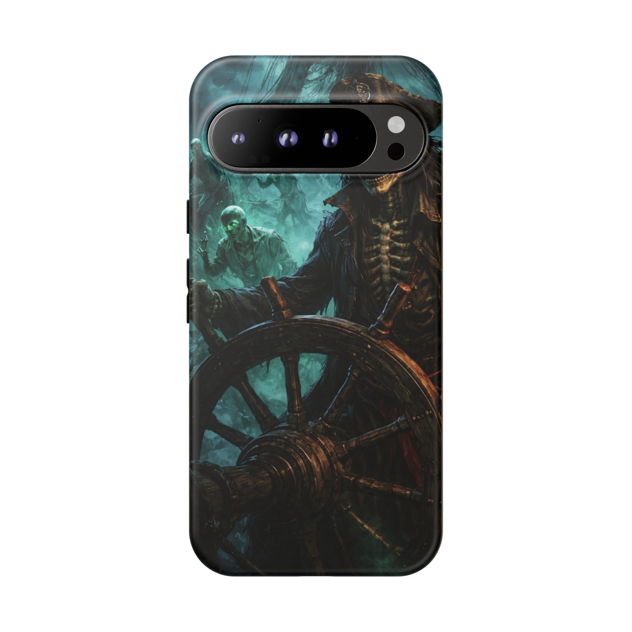 Pirate Skeleton Phone Case — Haunted Ship Captain iPhone Cover