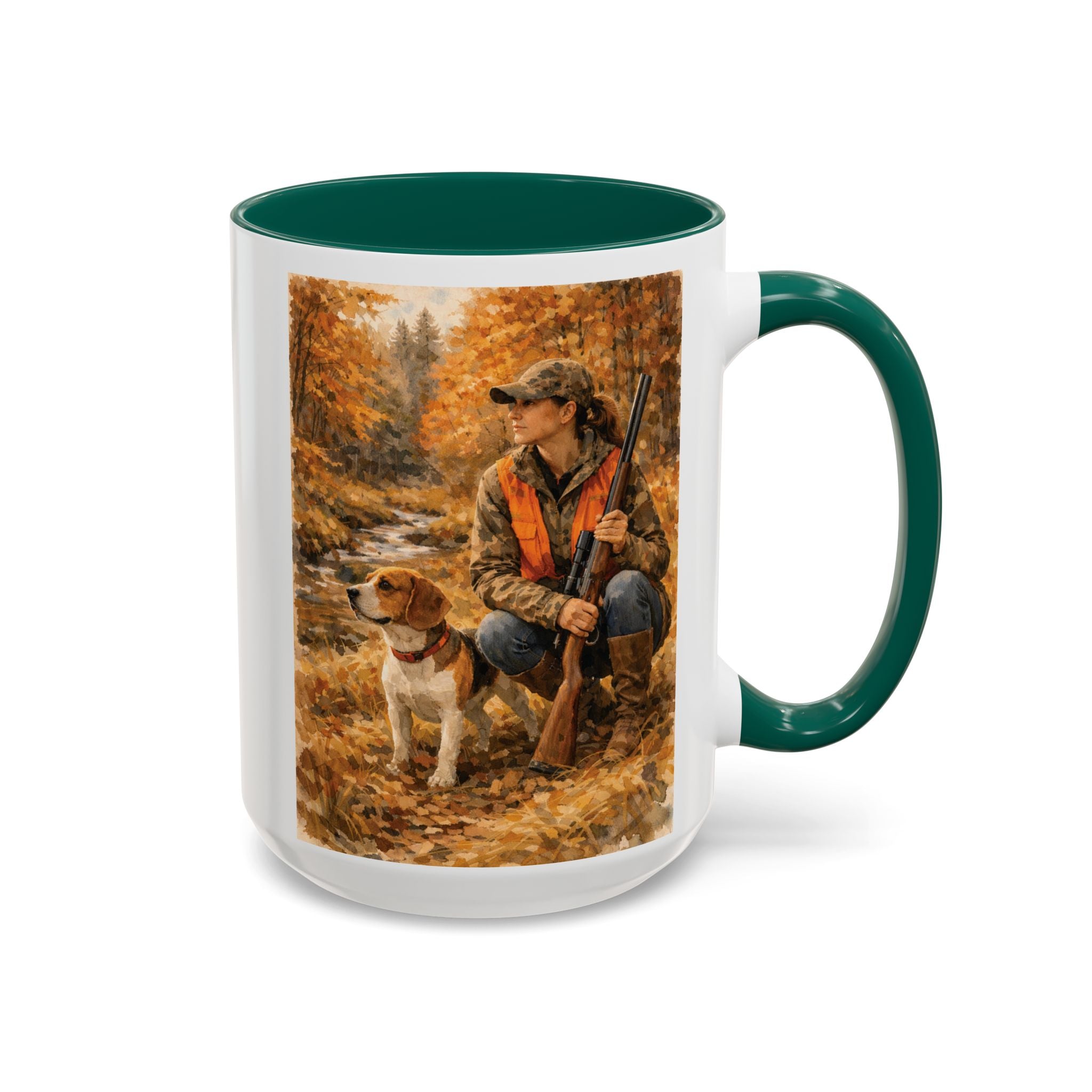 Autumn Hunt Mug – Hunter & Retriever Coffee Cup (11oz/15oz)