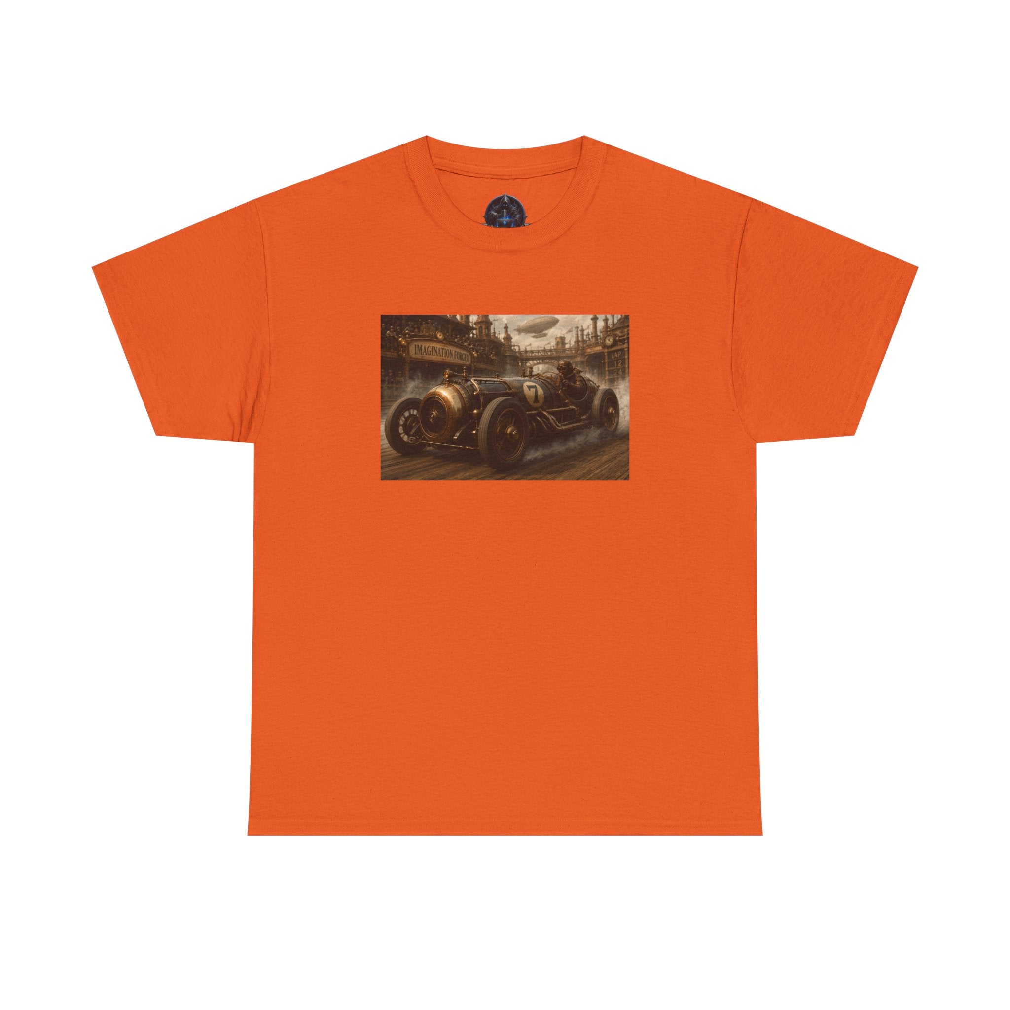 Steampunk Racecar Tee — Classic Antique Car Graphic T-Shirt
