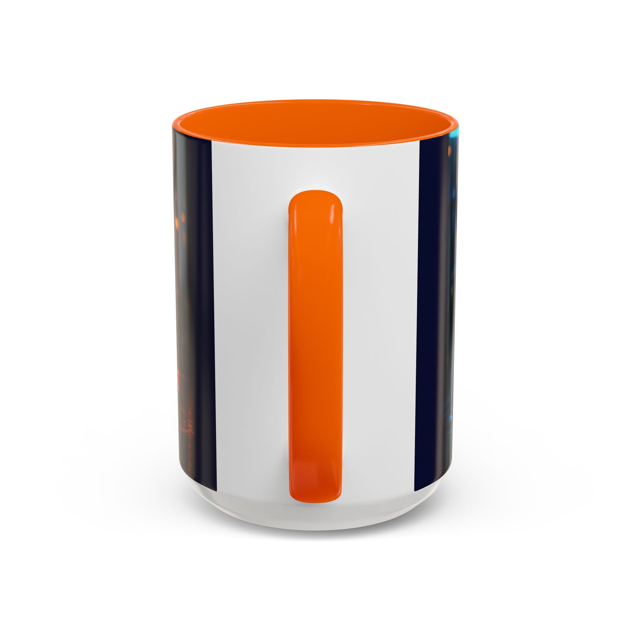 Coffee Mug — Neon Sign “May Contain Whiskey” Accent Mug (11/15 oz)