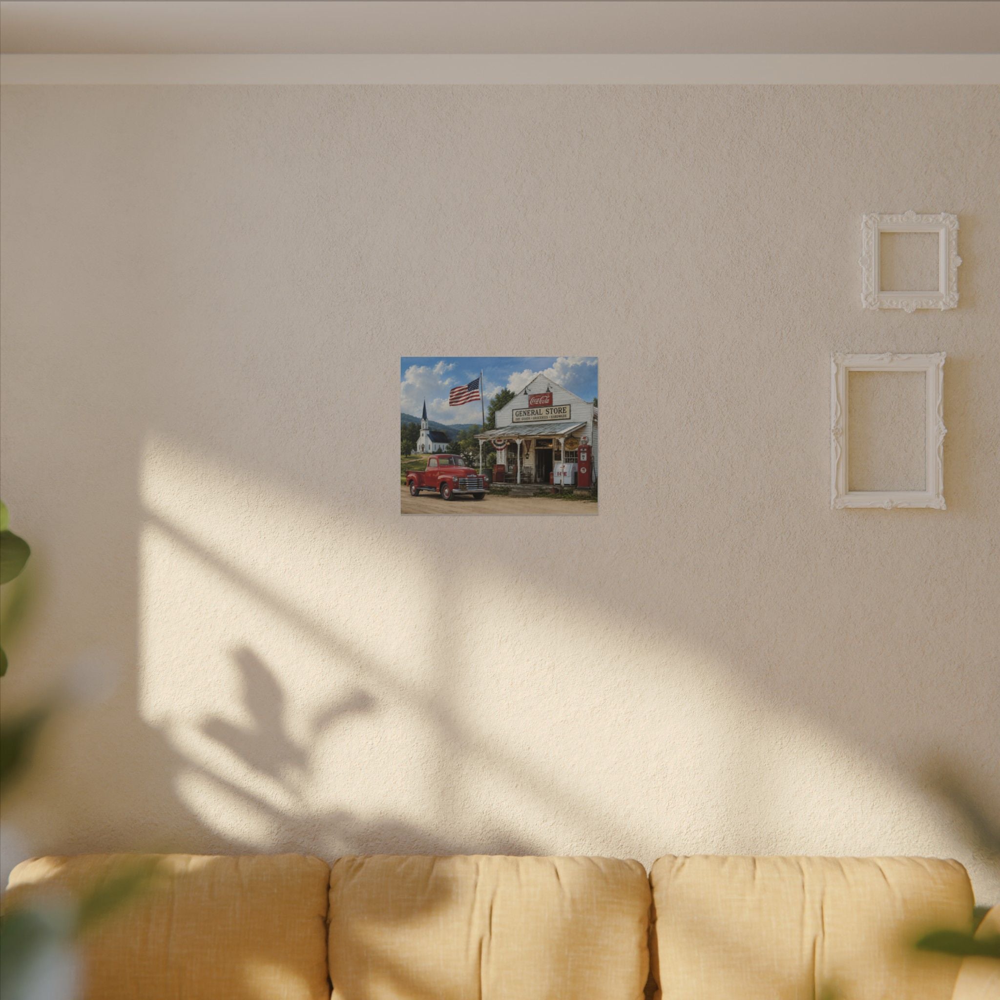 Vintage Americana General Store Canvas
