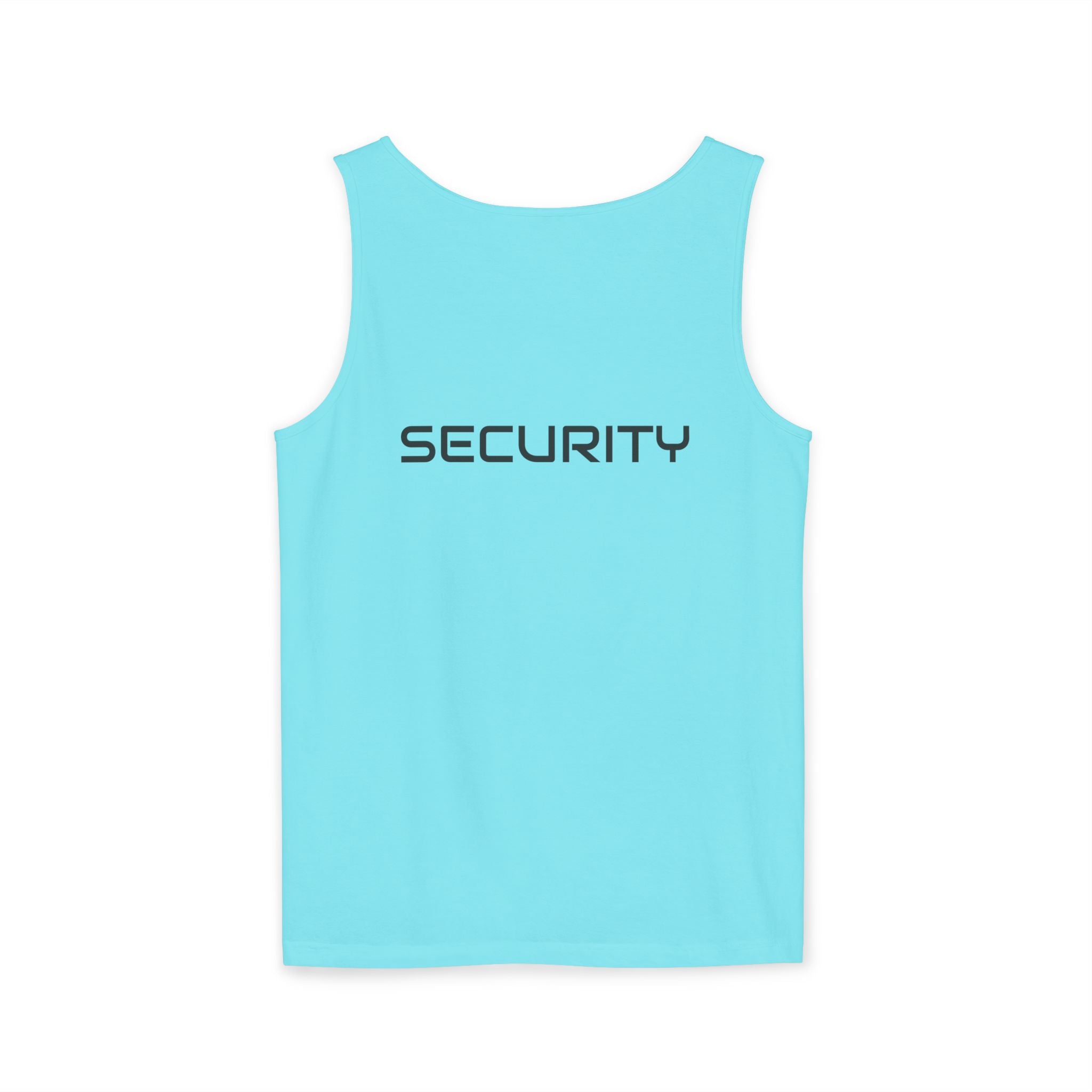 SECURITY Graphic Tank Top — Bold 'SECURITY' Streetwear Muscle Tee