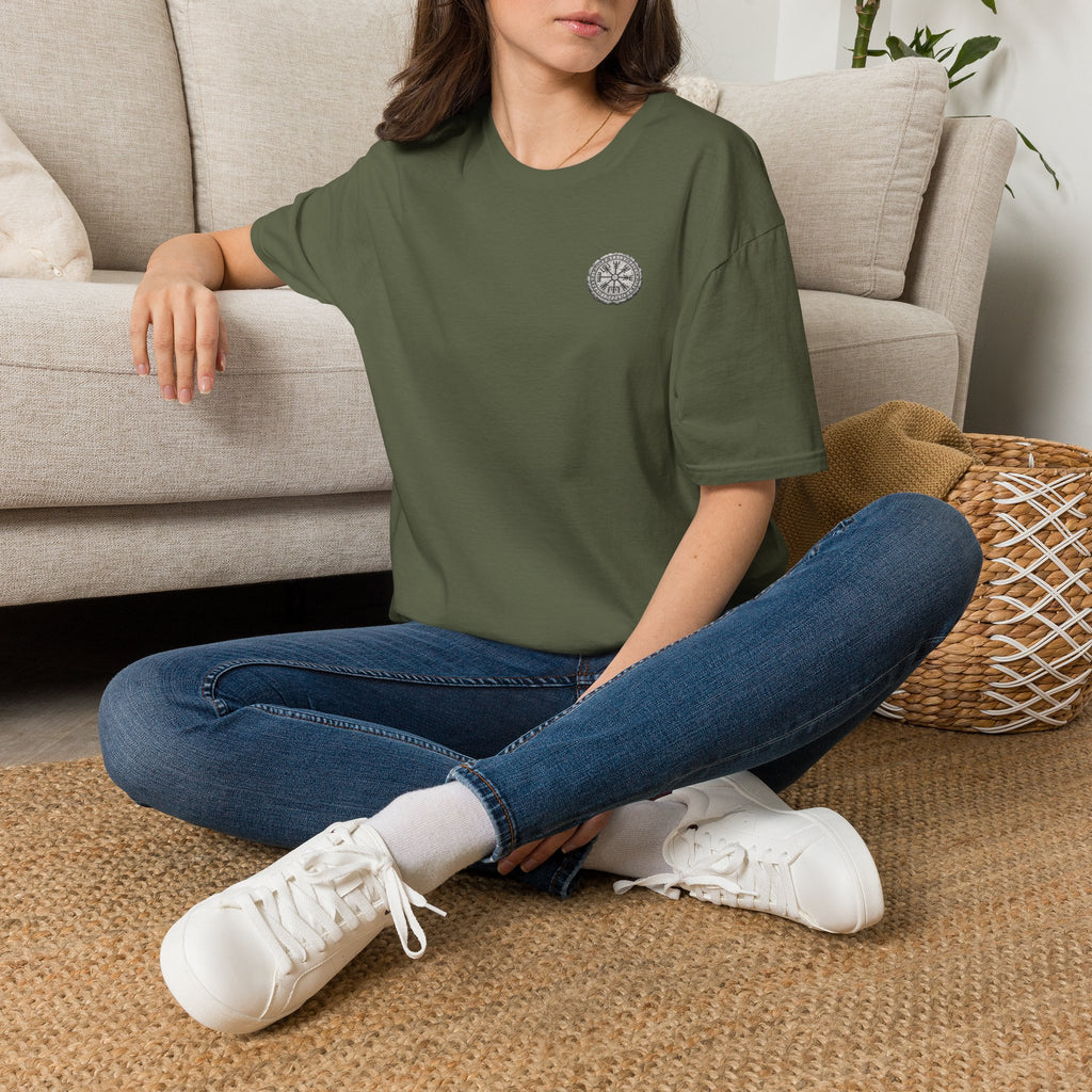 Viking Valhalla Compass T‑Shirt — Graphic Tee