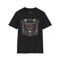 T-Shirt — Gothic Skull 'No person is free who is not master of himself' Motivational Graphic Tee