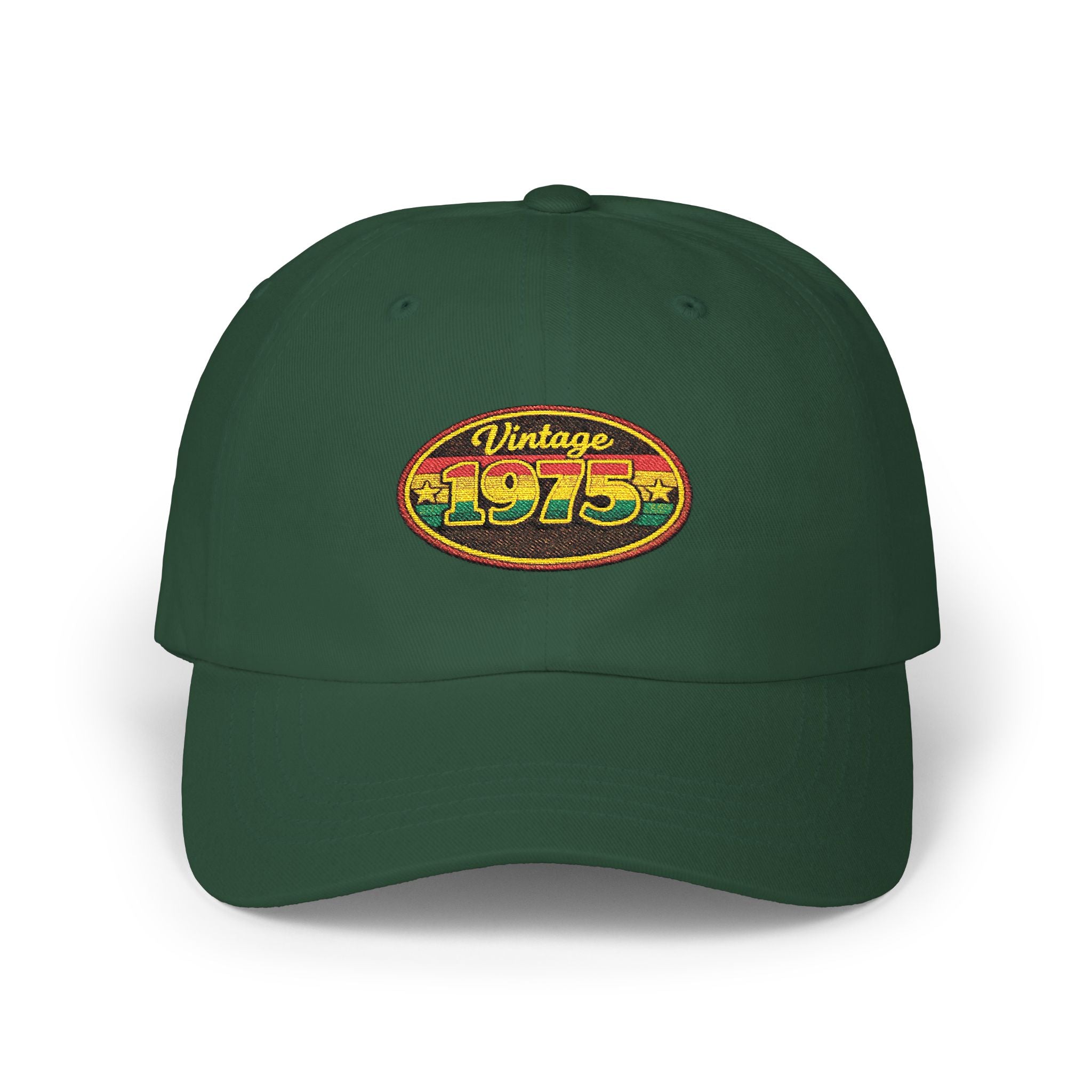 Dad Cap — Vintage 1975 Embroidered Patch Hat