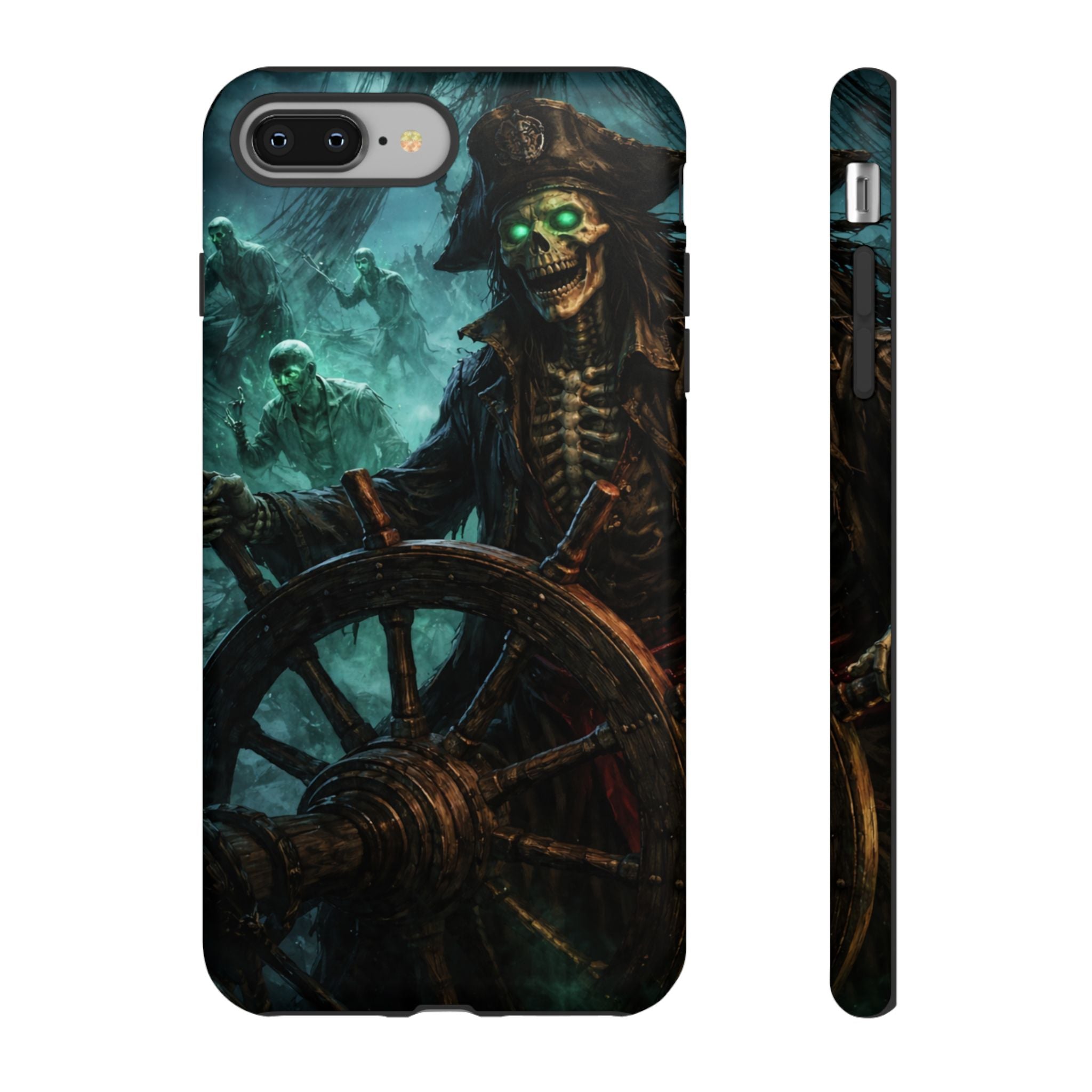 Pirate Skeleton Phone Case — Haunted Ship Captain iPhone Cover