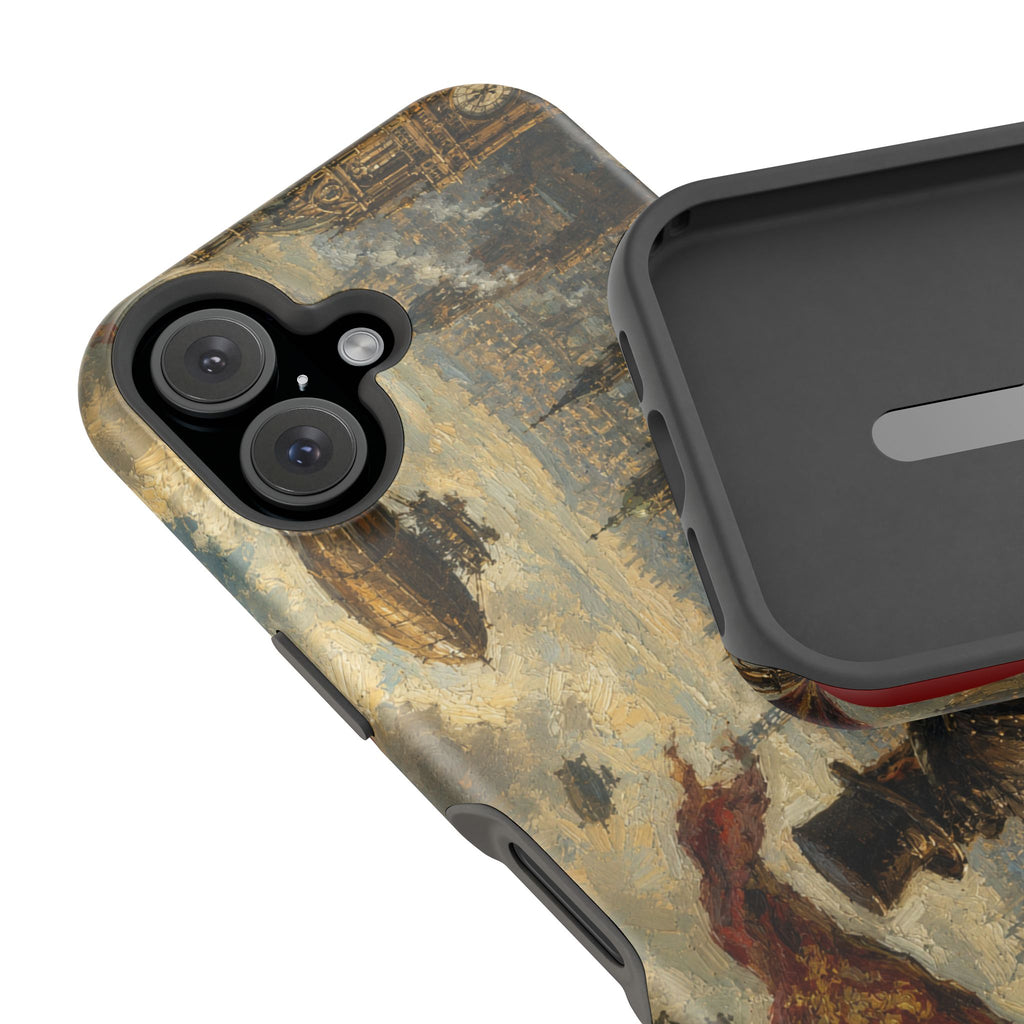 Steampunk Scene Magnetic Impact-Resistant Phone Case