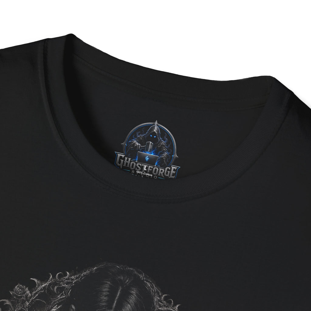 Gothic Priestess Portrait T-Shirt