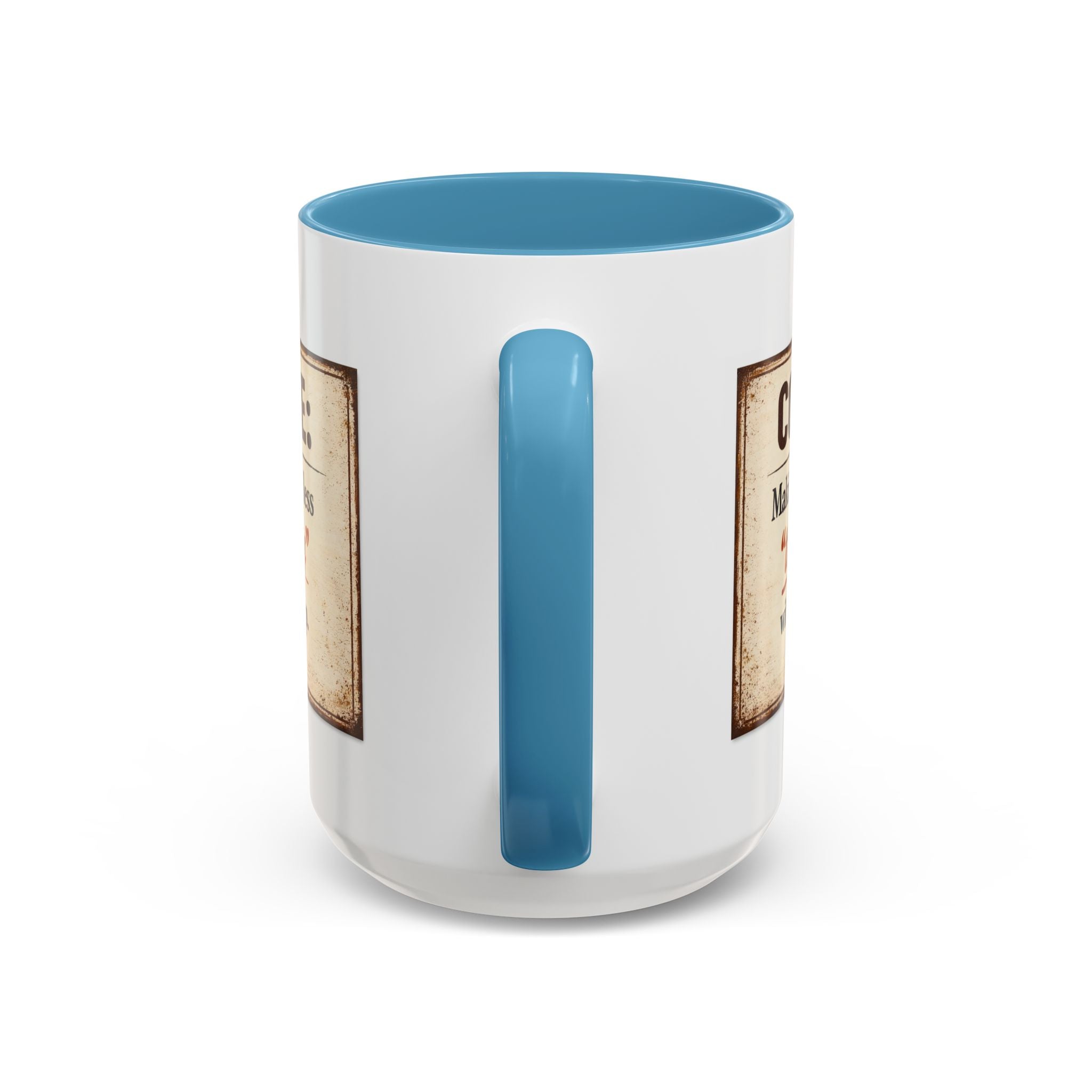 Coffee Mug — “Coffee: Making people less ‘targety’ with every cup” Vintage Accent Mug