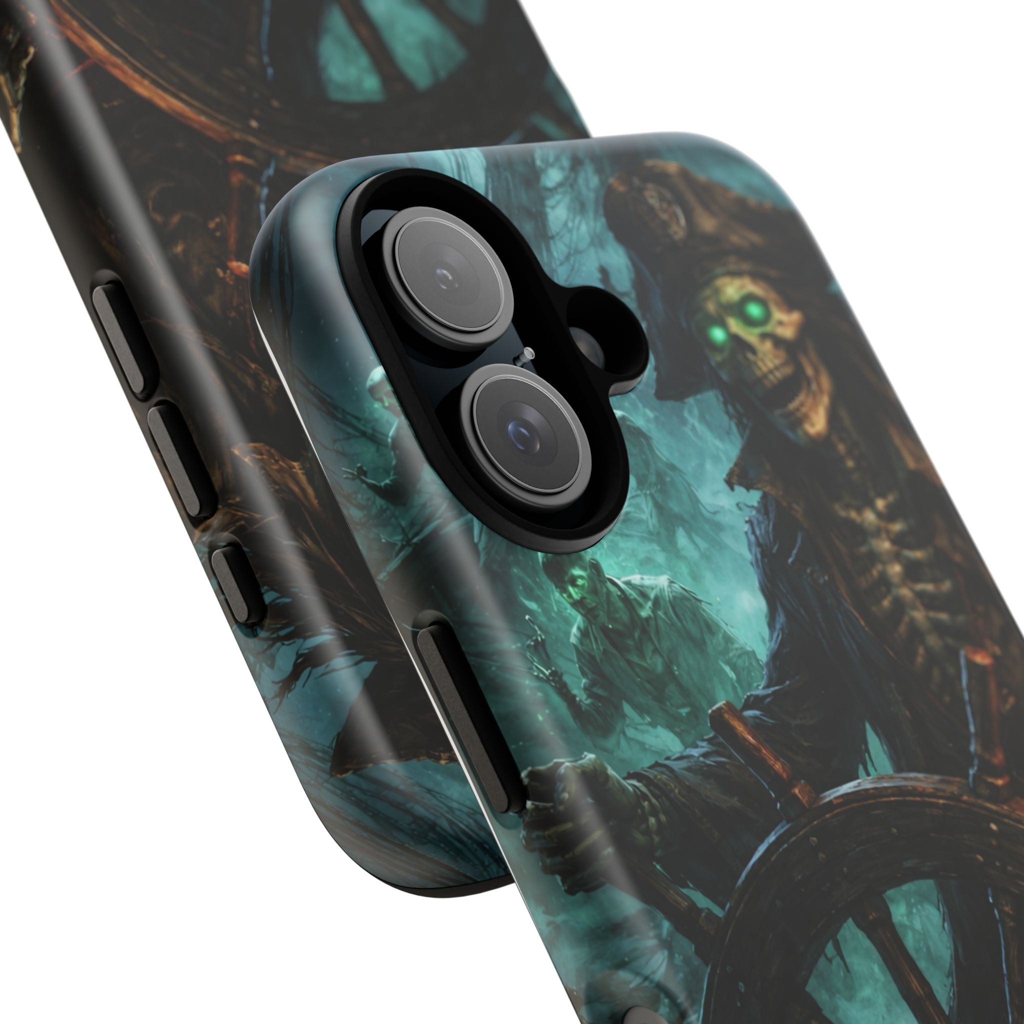 Pirate Skeleton Phone Case — Haunted Ship Captain iPhone Cover