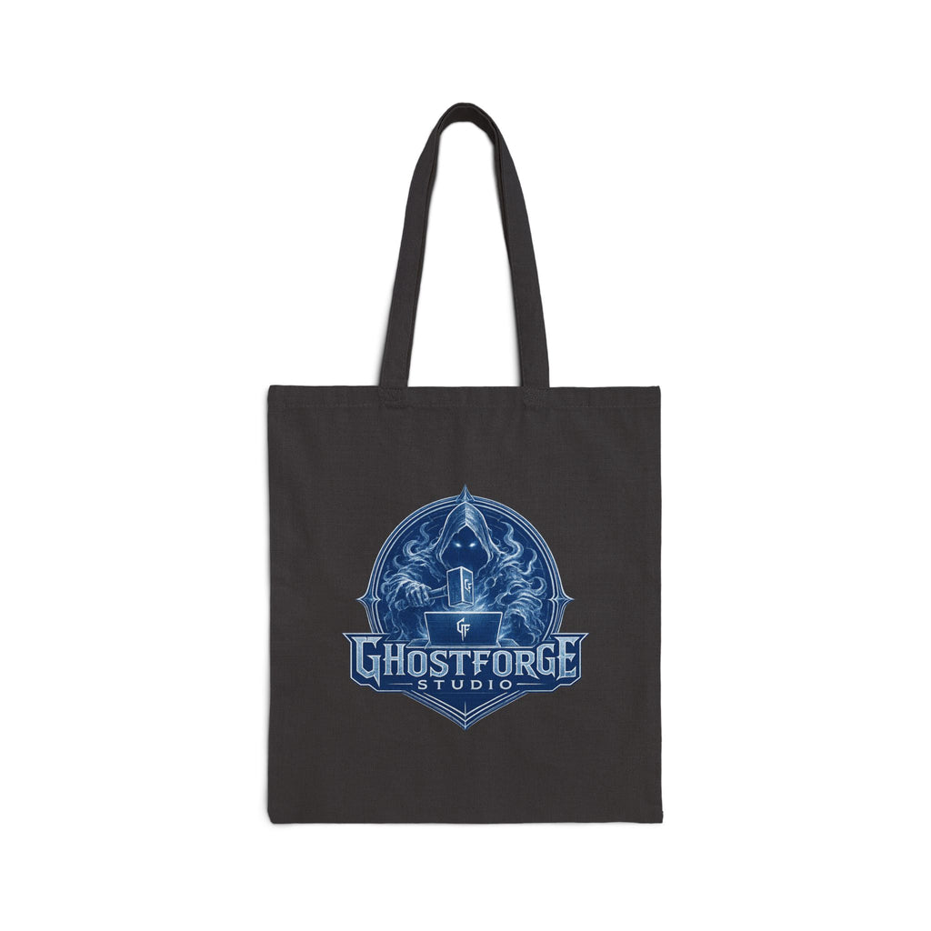 GhostForge Logo Tote Bag — Cotton Canvas Reusable Shopper