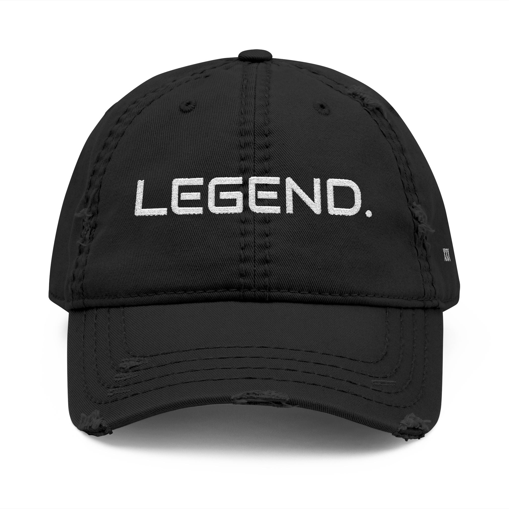 Legend - Embroidered Distressed Dad Hat (Embroidery)