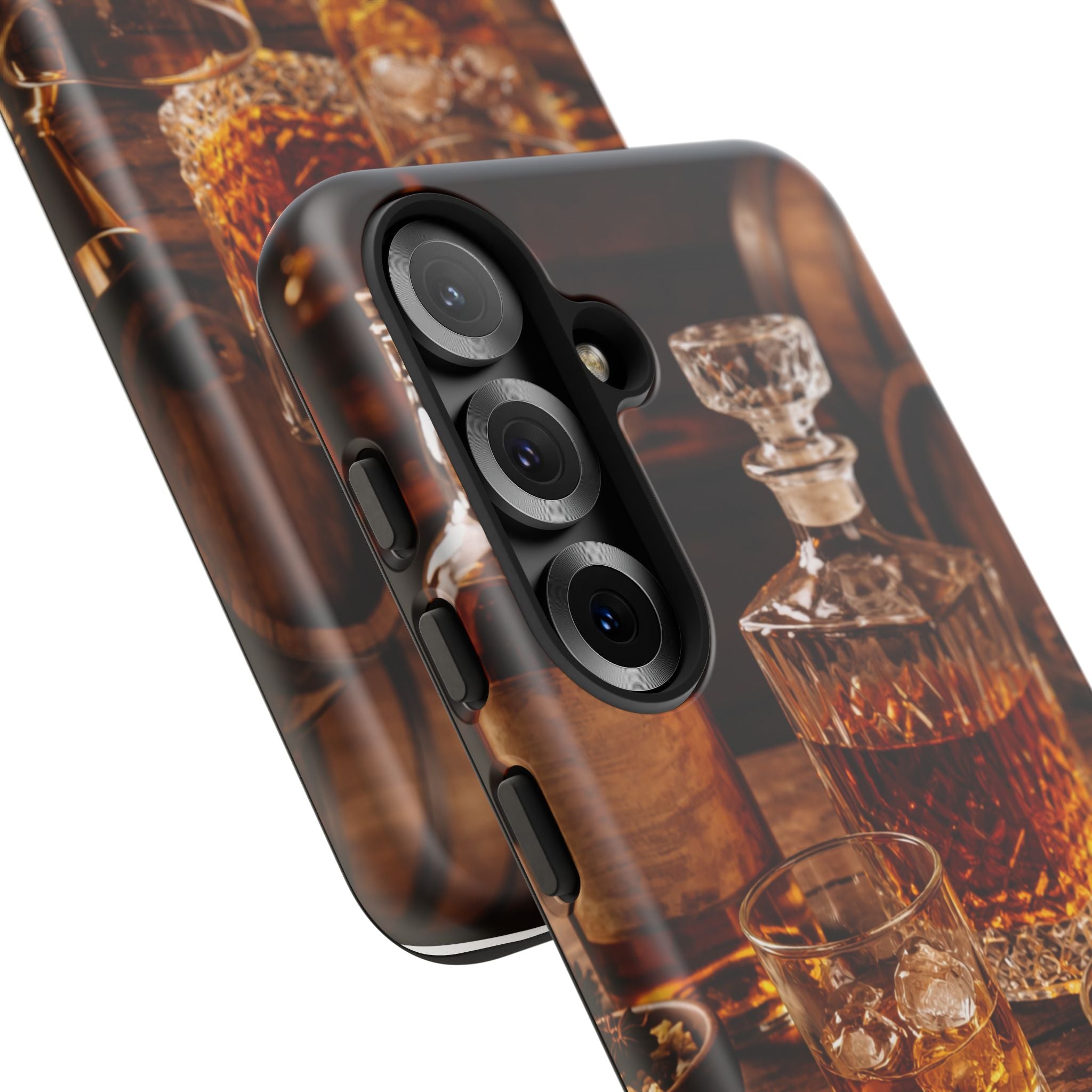 Whiskey Decanter Phone Case — Vintage Bar Spirits Protective Tough Case
