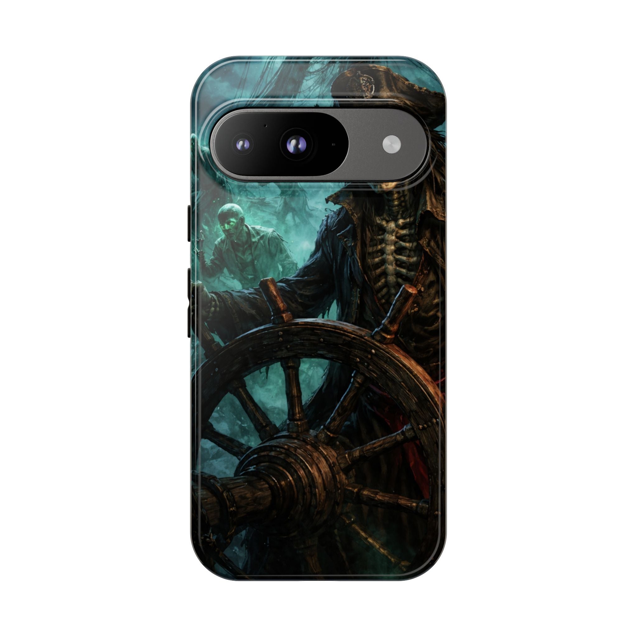 Pirate Skeleton Phone Case — Haunted Ship Captain iPhone Cover