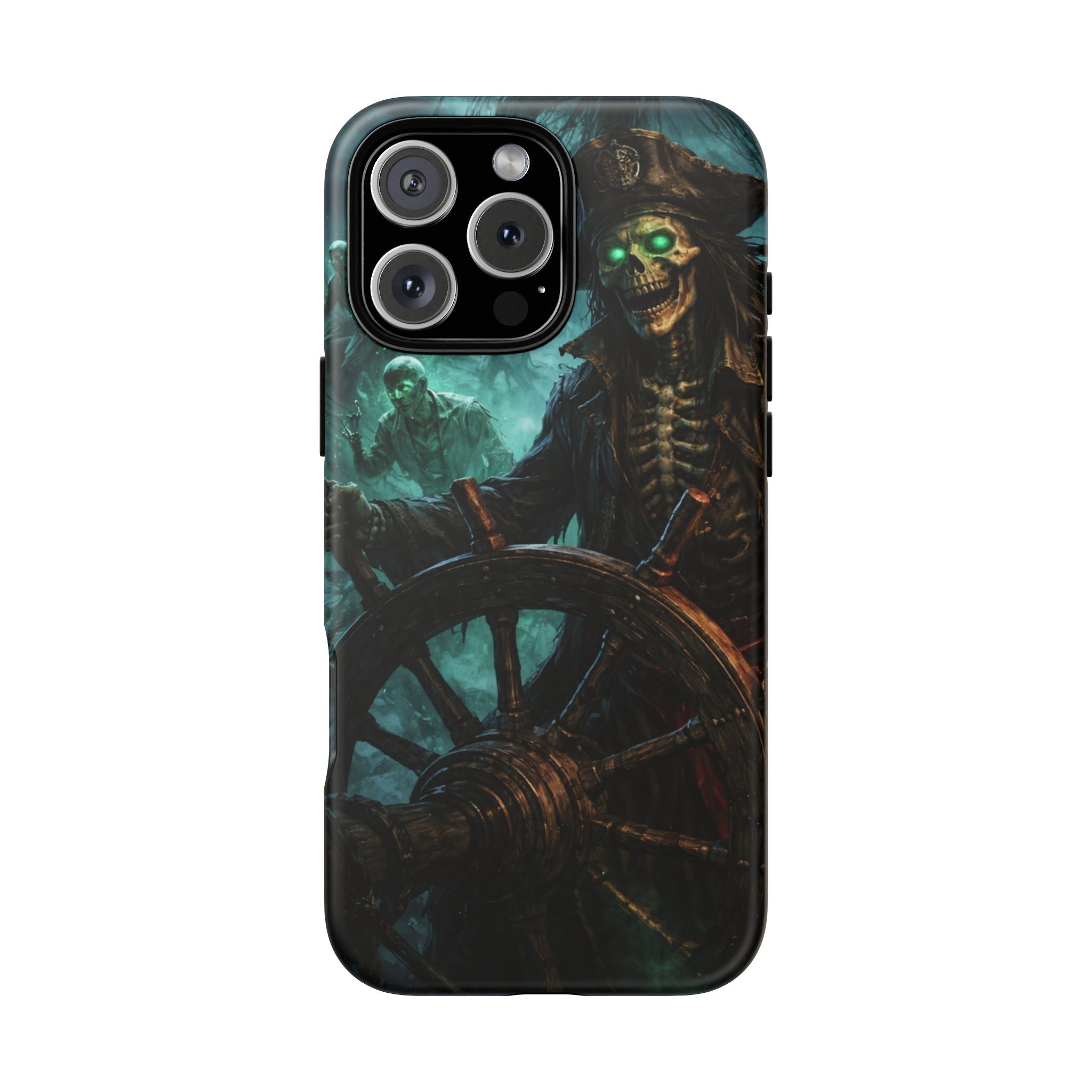 Pirate Skeleton Phone Case — Haunted Ship Captain iPhone Cover