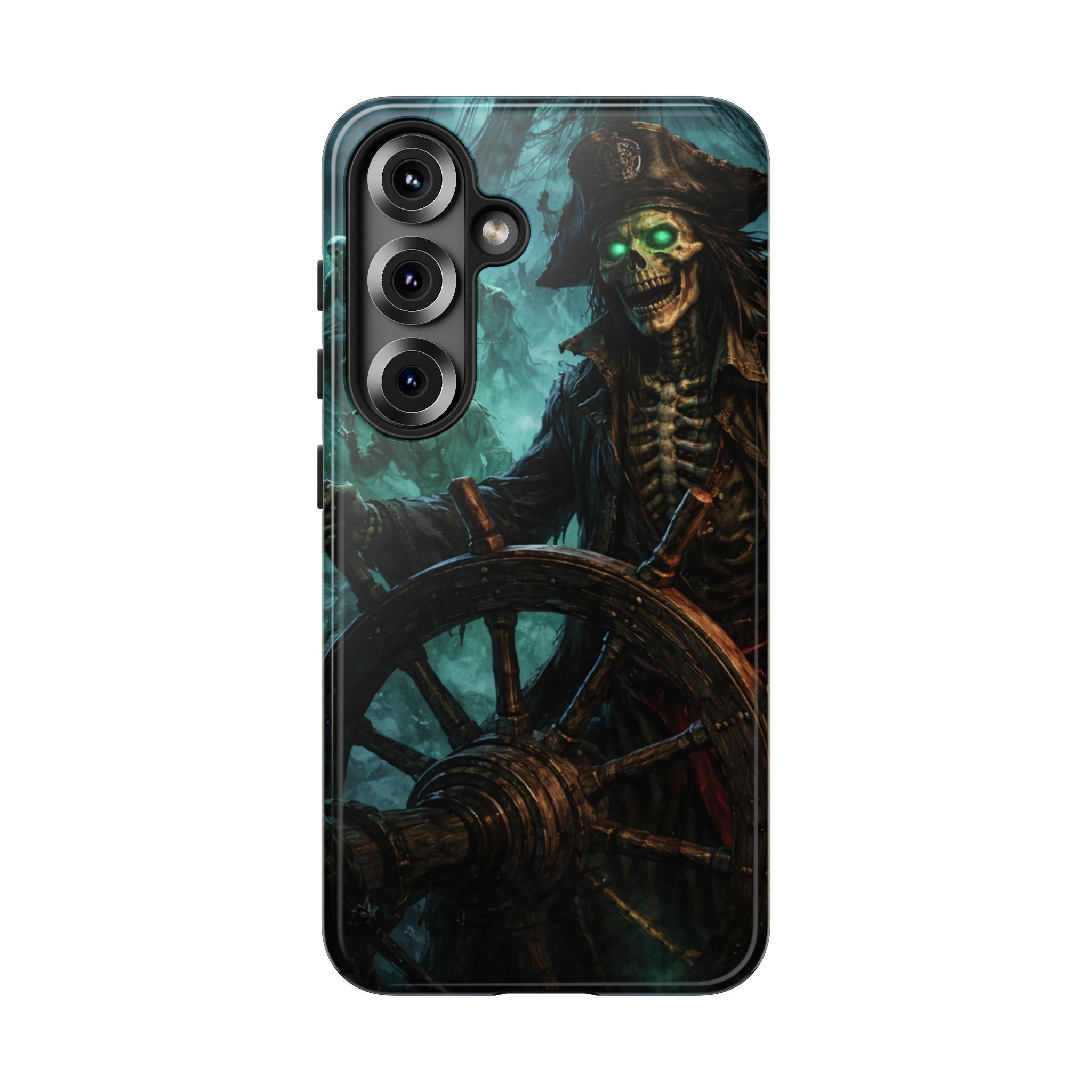 Pirate Skeleton Phone Case — Haunted Ship Captain iPhone Cover