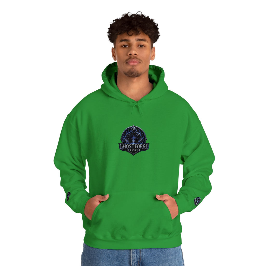 GhostForge Logo Hoodie — Graphic Wraith Hooded Sweatshirt