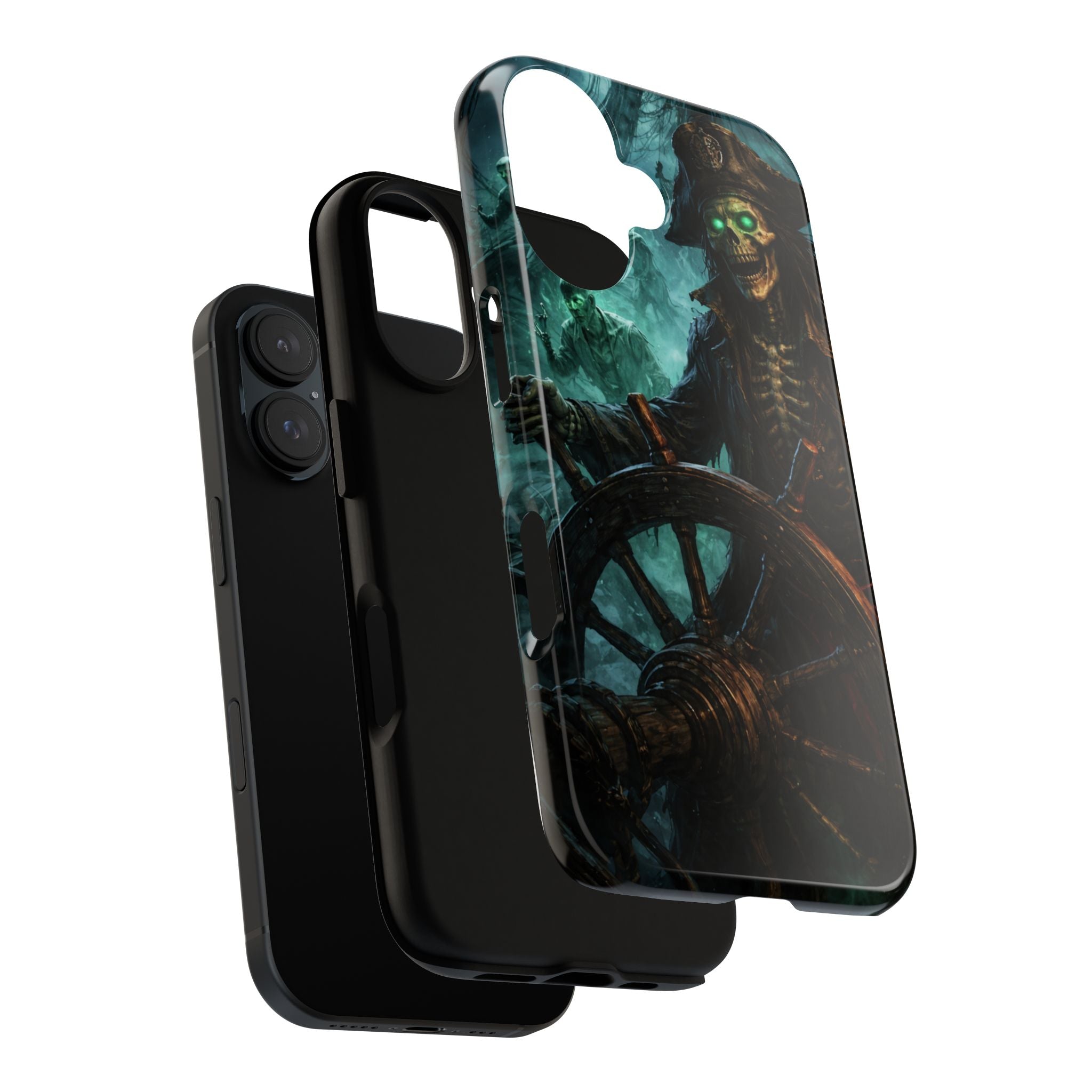 Pirate Skeleton Phone Case — Haunted Ship Captain iPhone Cover
