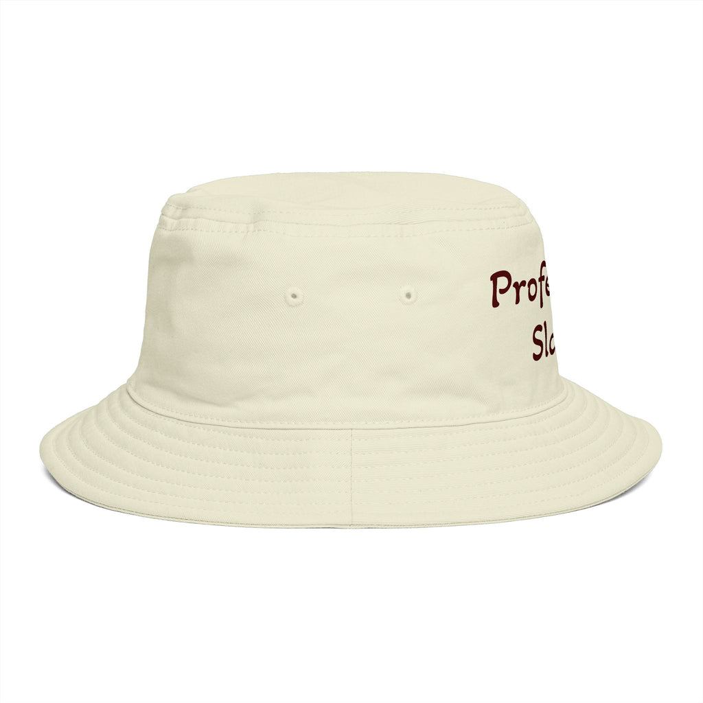 Professional Slacker Bucket Hat — Funny Casual Brim Hat for Laid-Back Style