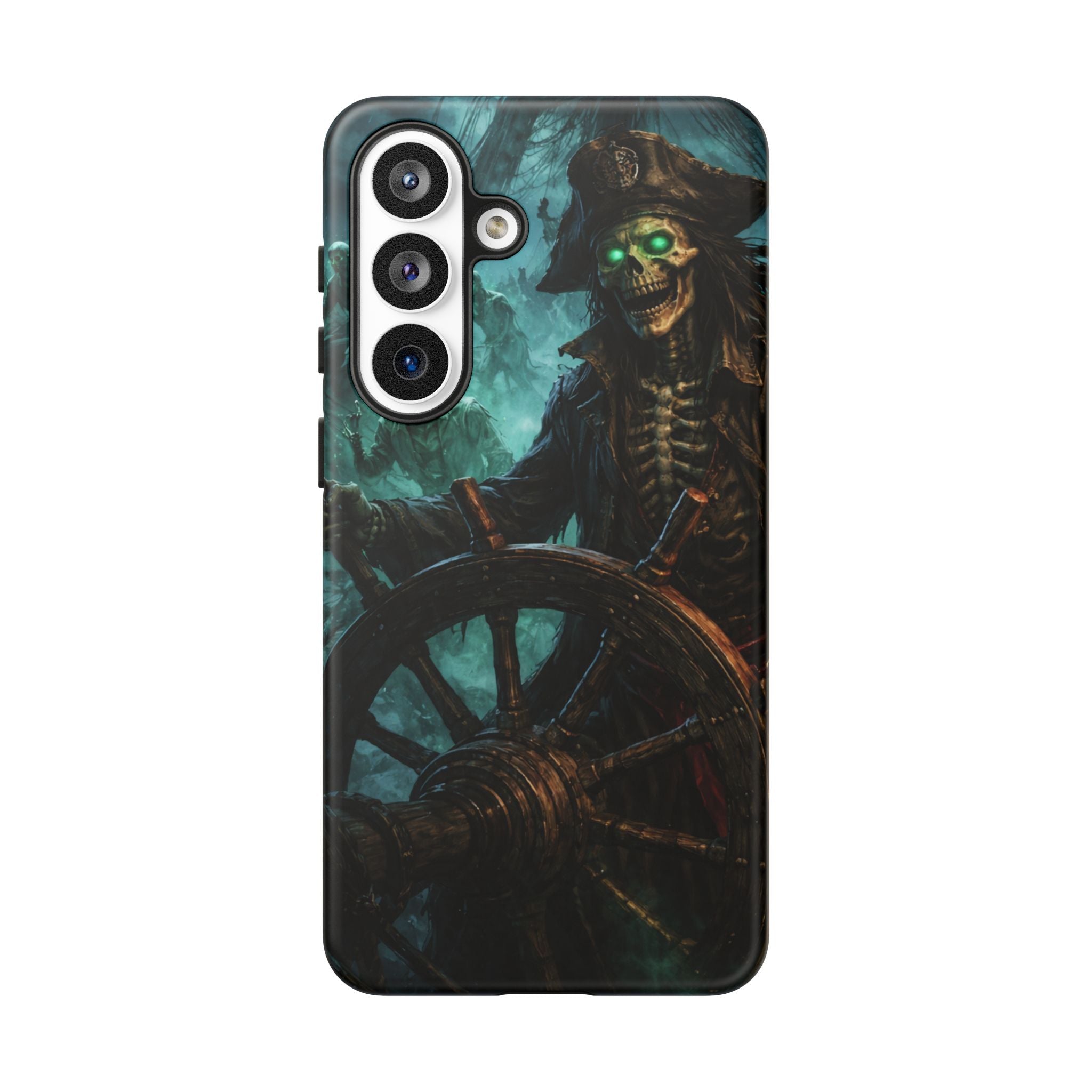 Pirate Skeleton Phone Case — Haunted Ship Captain iPhone Cover
