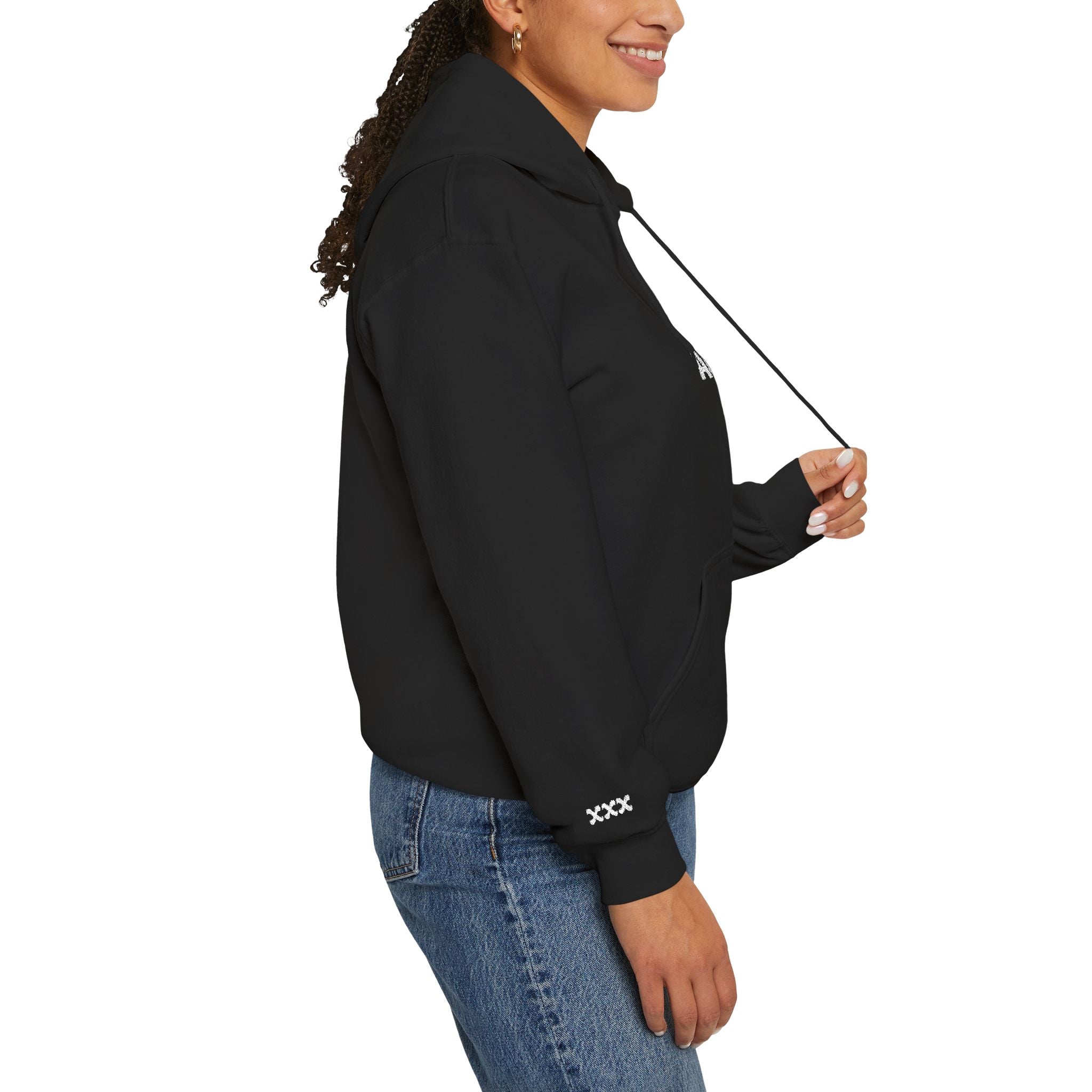 Avoids Authority Hoodie — Rebellious Embroidered Pullover