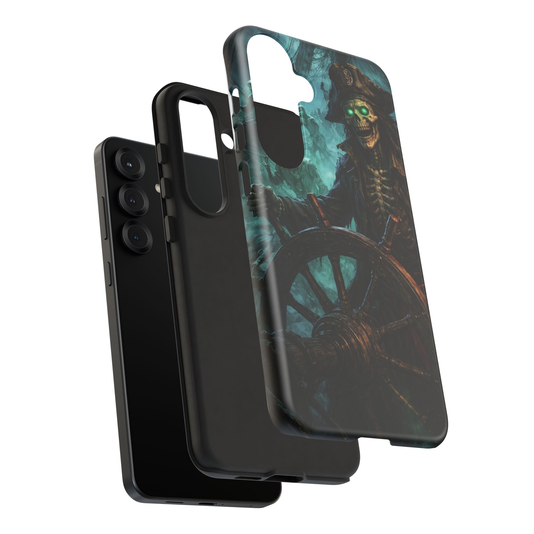 Pirate Skeleton Phone Case — Haunted Ship Captain iPhone Cover