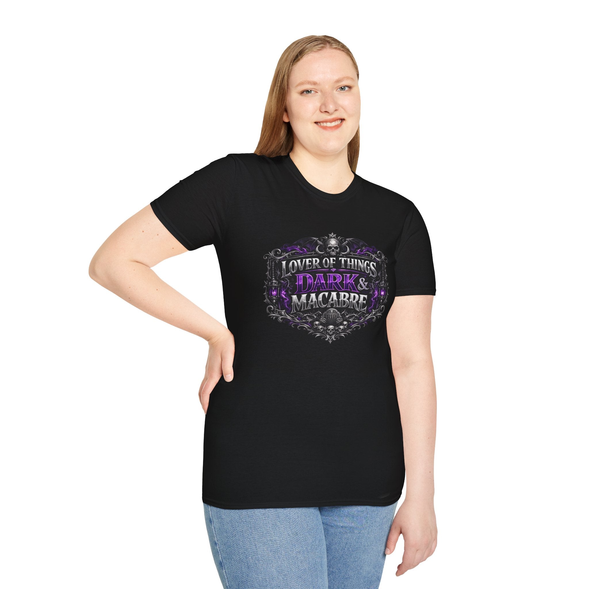 T-Shirt — "Lover of Things Dark & Macabre V2" Gothic Graphic Tee
