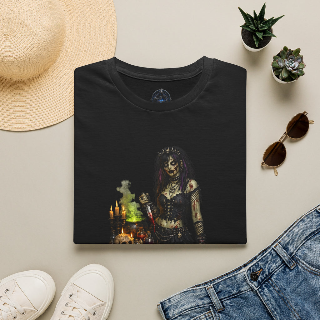 Zombie Goth Altar T-Shirt — Gothic Spellcaster Graphic Tee