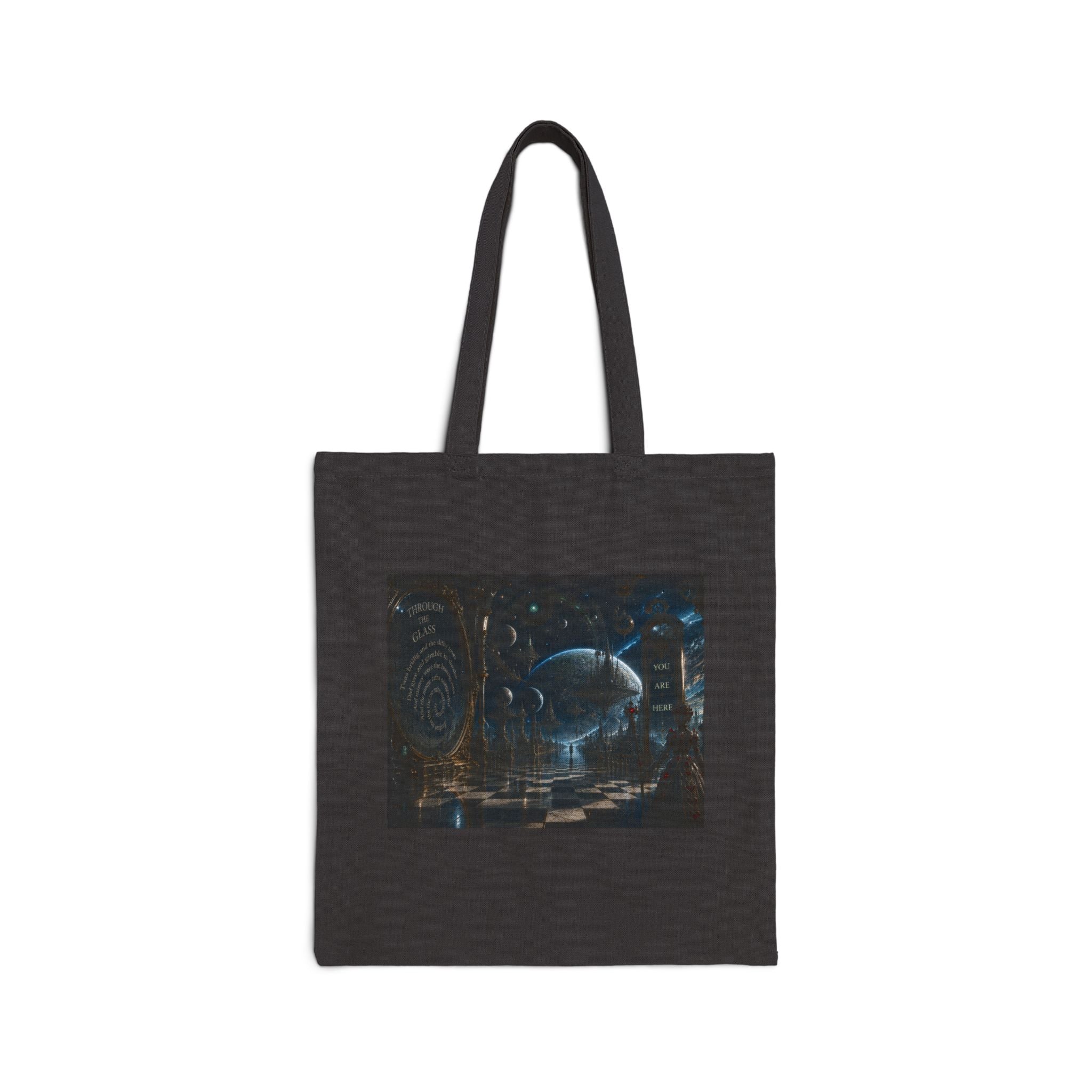 Astral Wonderland Tote Bag — Vintage Planetarium Art Canvas Tote