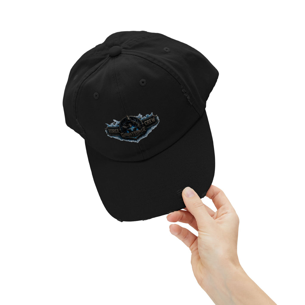 GhostForge Team Distressed Cap — Forge Crew Tactical Hat
