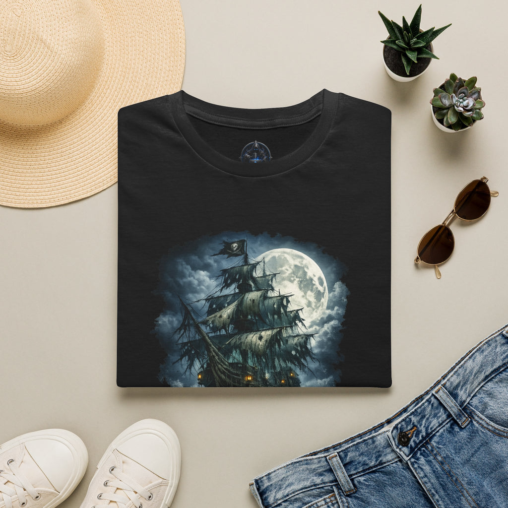Moonlit Pirate GhostShip T-Shirt
