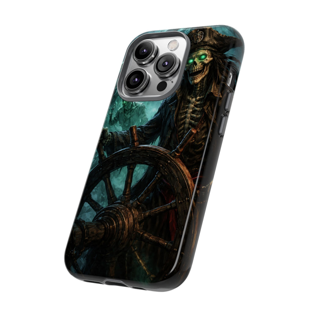Pirate Skeleton Phone Case — Haunted Ship Captain iPhone Cover
