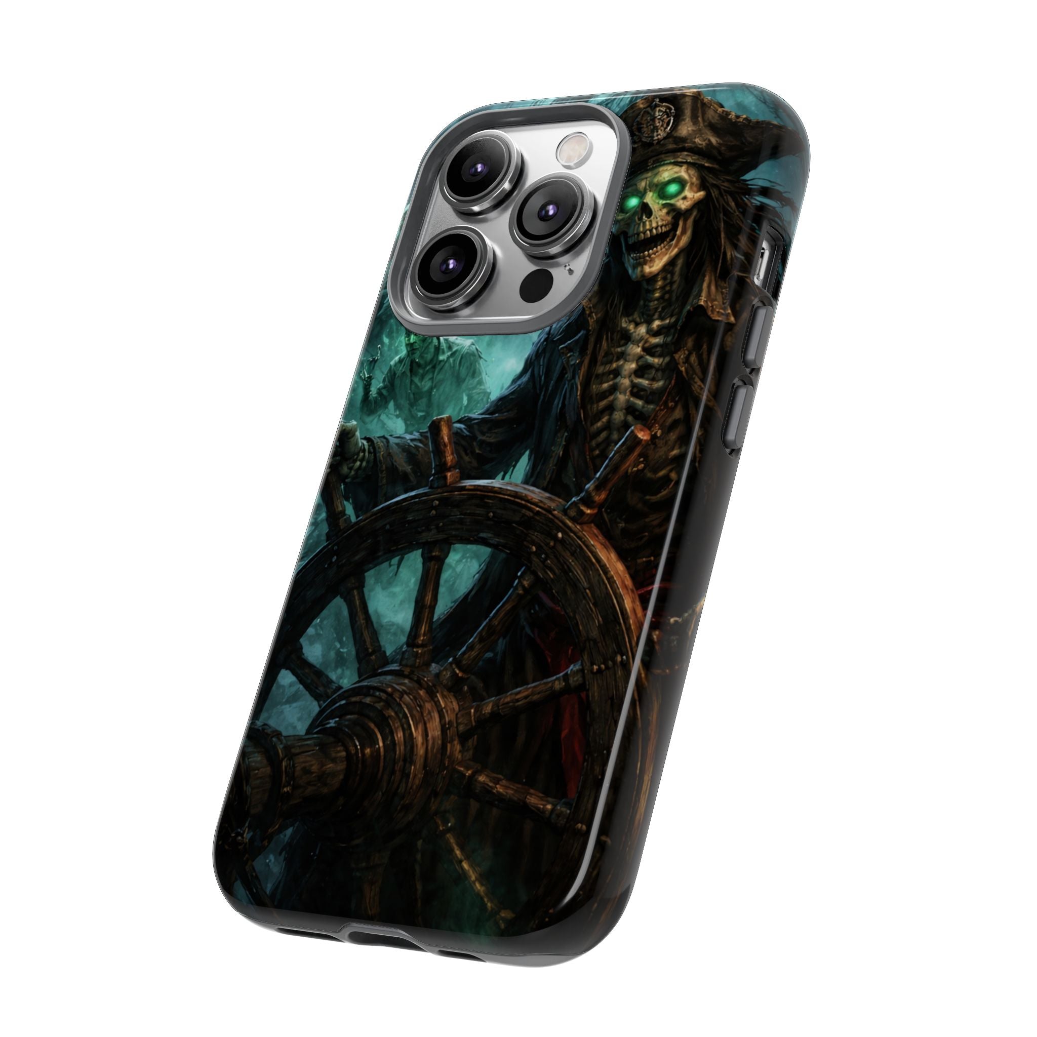 Pirate Skeleton Phone Case — Haunted Ship Captain iPhone Cover