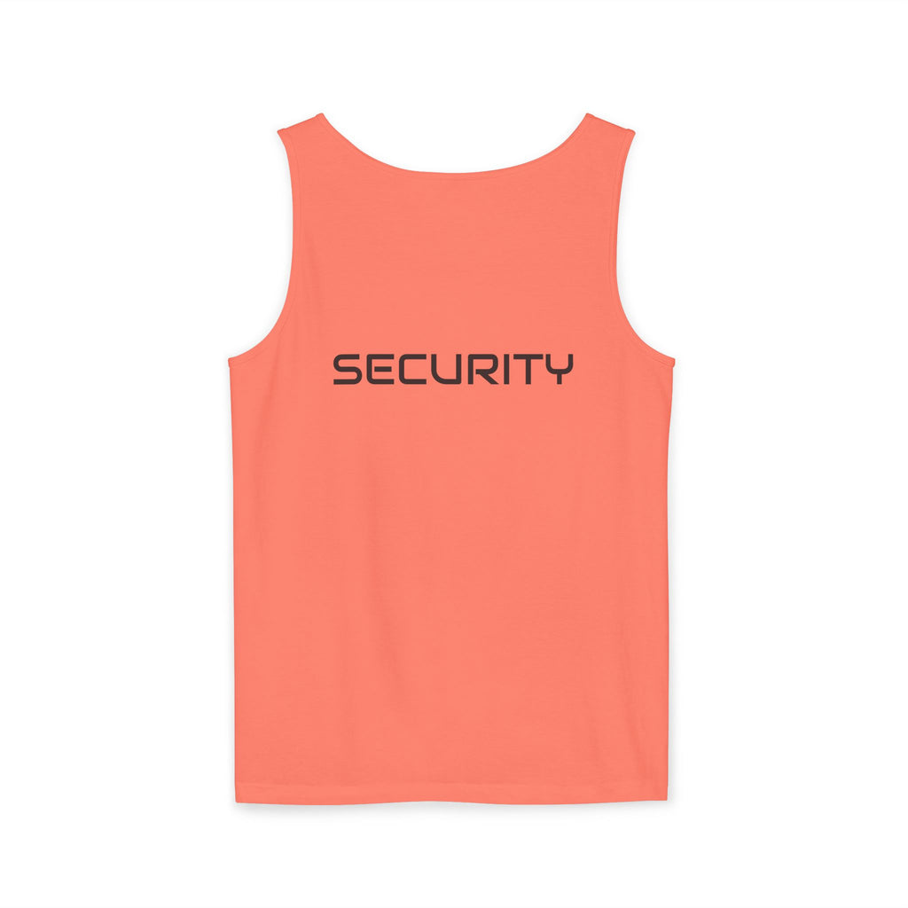 SECURITY Graphic Tank Top — Bold 'SECURITY' Streetwear Muscle Tee