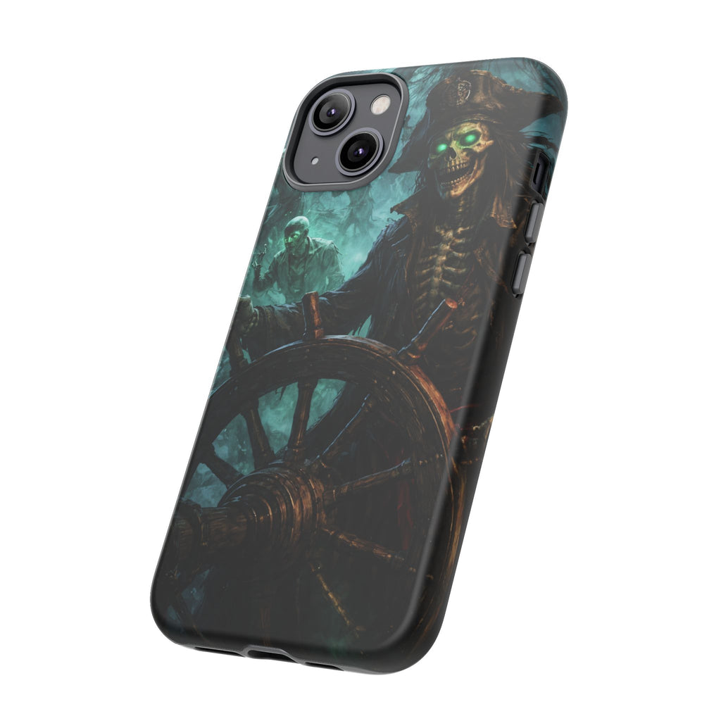 Pirate Skeleton Phone Case — Haunted Ship Captain iPhone Cover