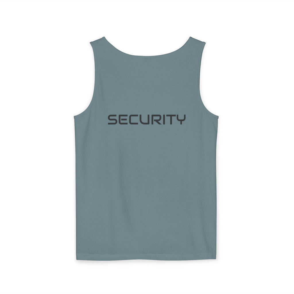 SECURITY Graphic Tank Top — Bold 'SECURITY' Streetwear Muscle Tee