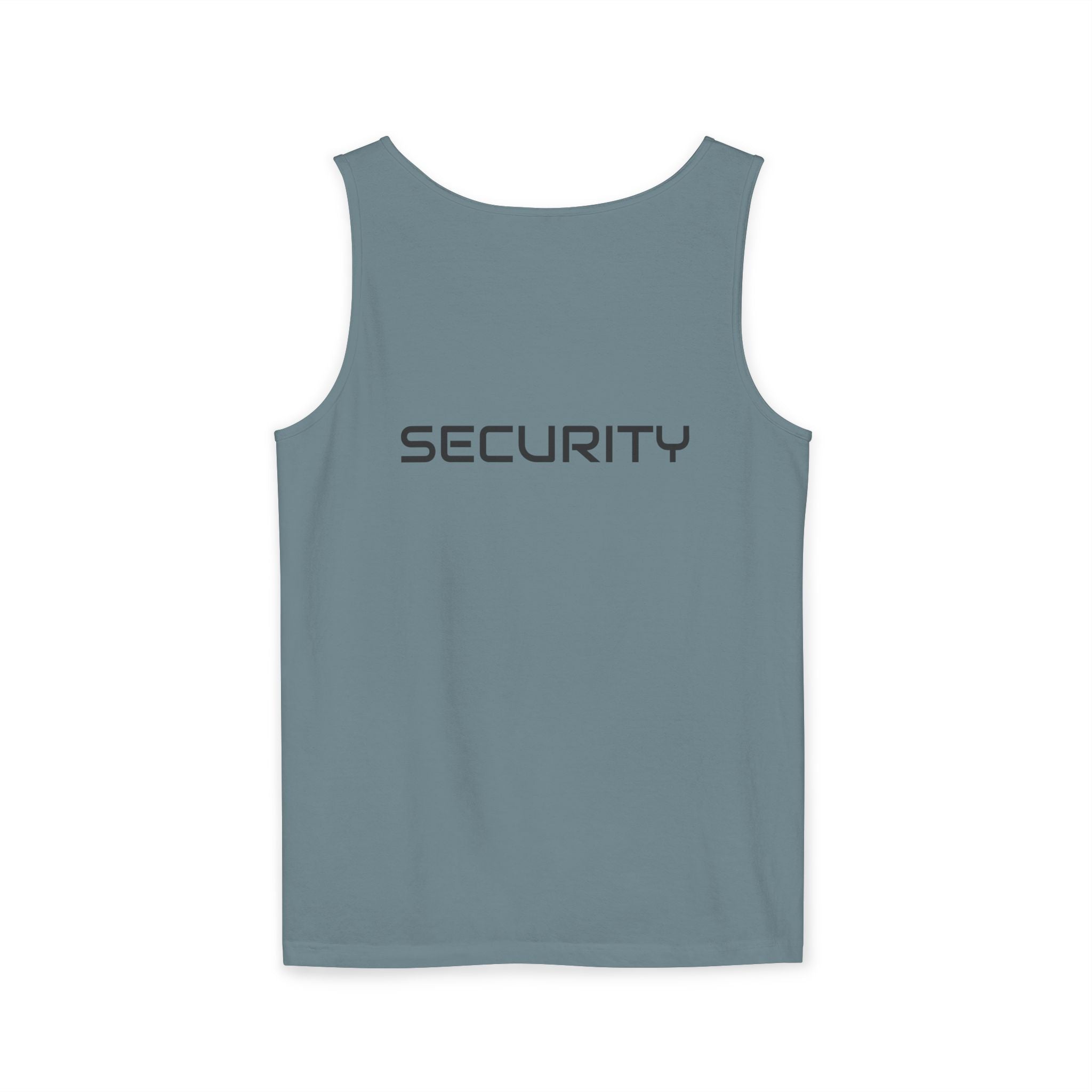SECURITY Graphic Tank Top — Bold 'SECURITY' Streetwear Muscle Tee