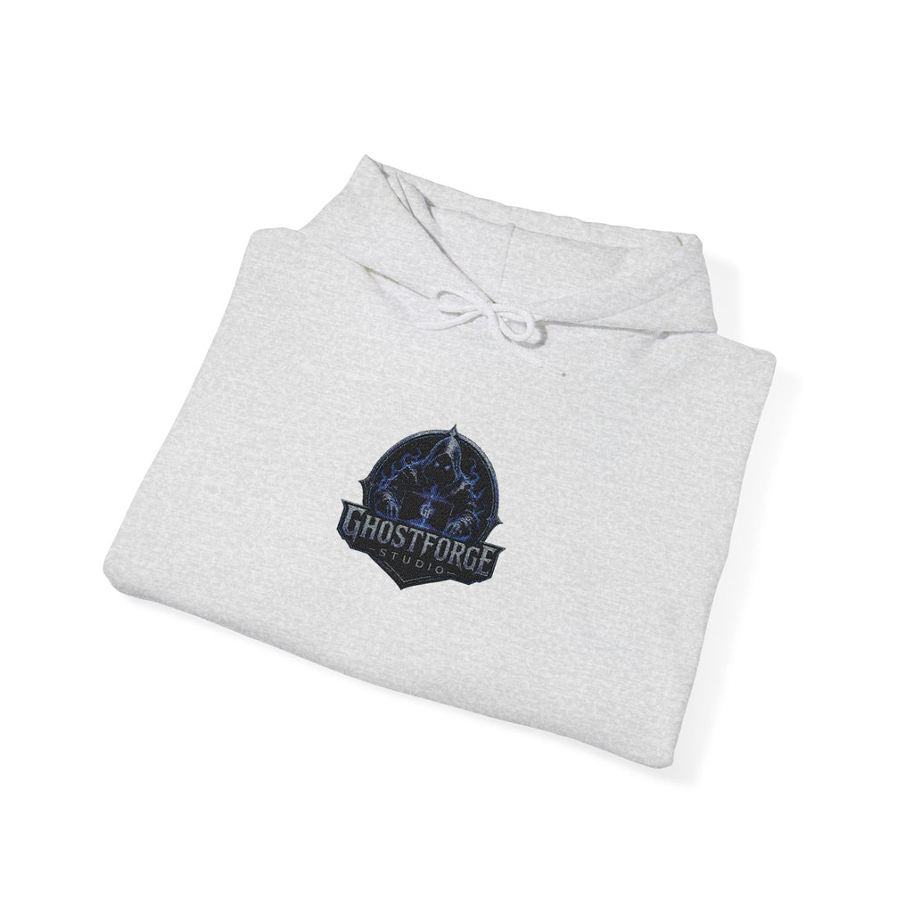 GhostForge Logo Hoodie — Graphic Wraith Hooded Sweatshirt