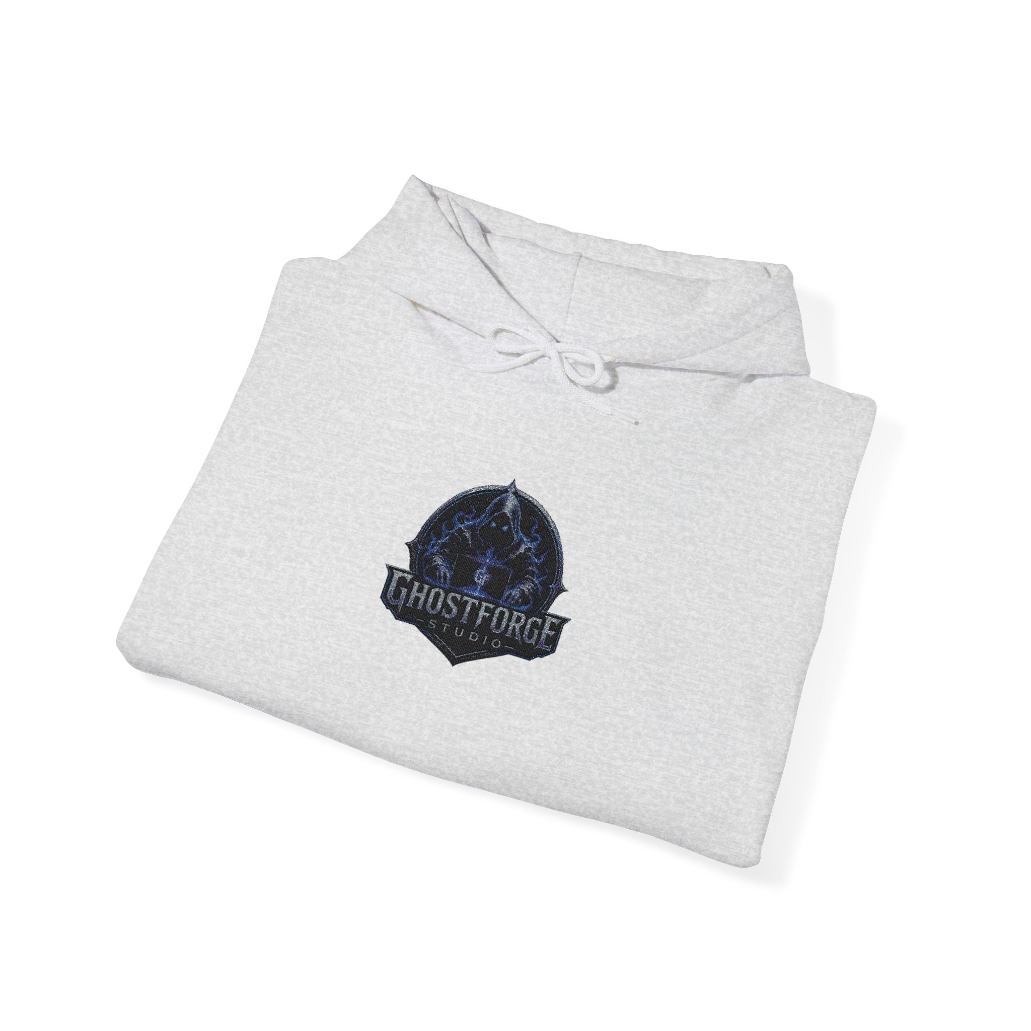 GhostForge Logo Hoodie — Graphic Wraith Hooded Sweatshirt