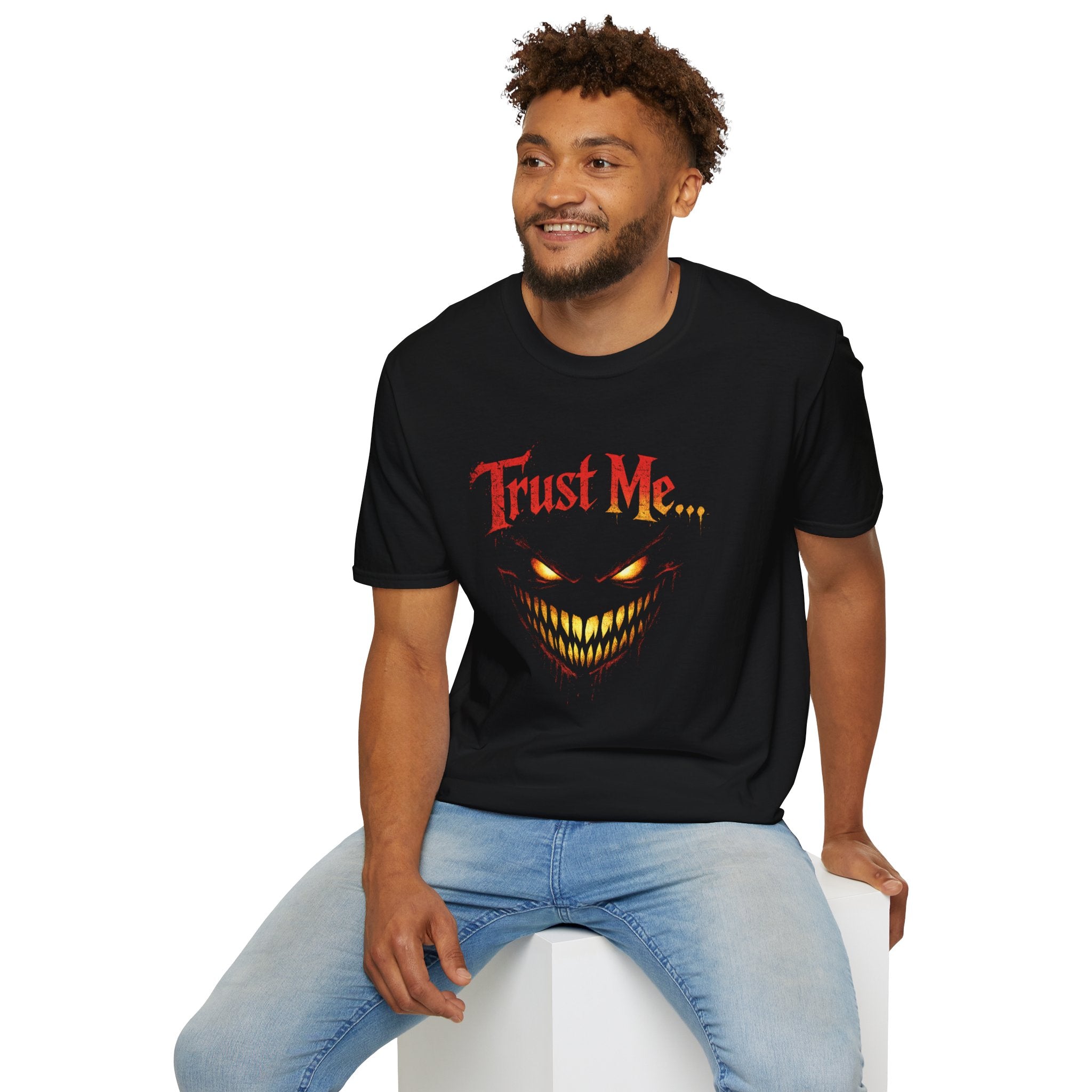 Trust Me… Scary Face T-Shirt —  Horror Graphic Tee
