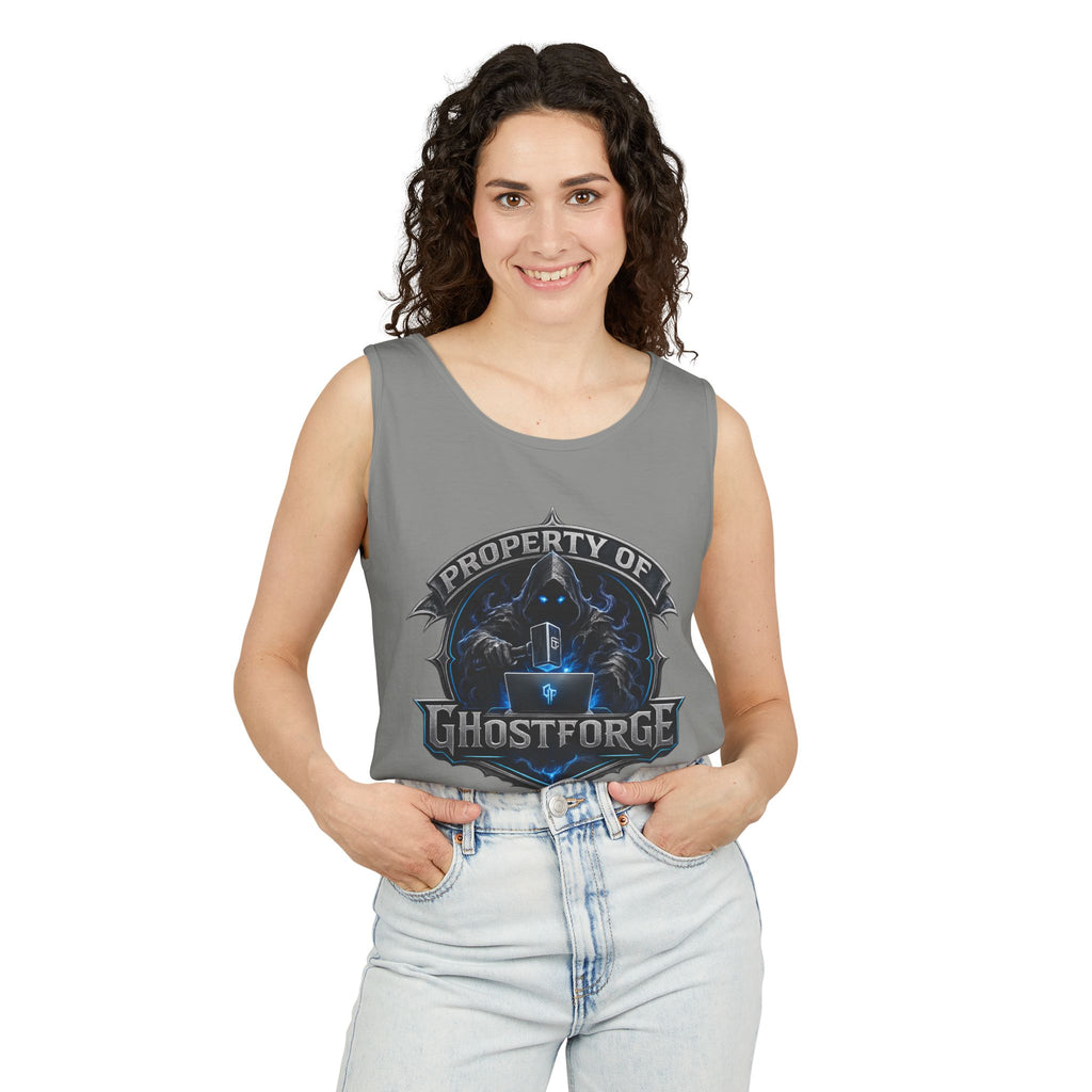 GhostForge Emblem Tank Top — Property of GFShop Logo Tank